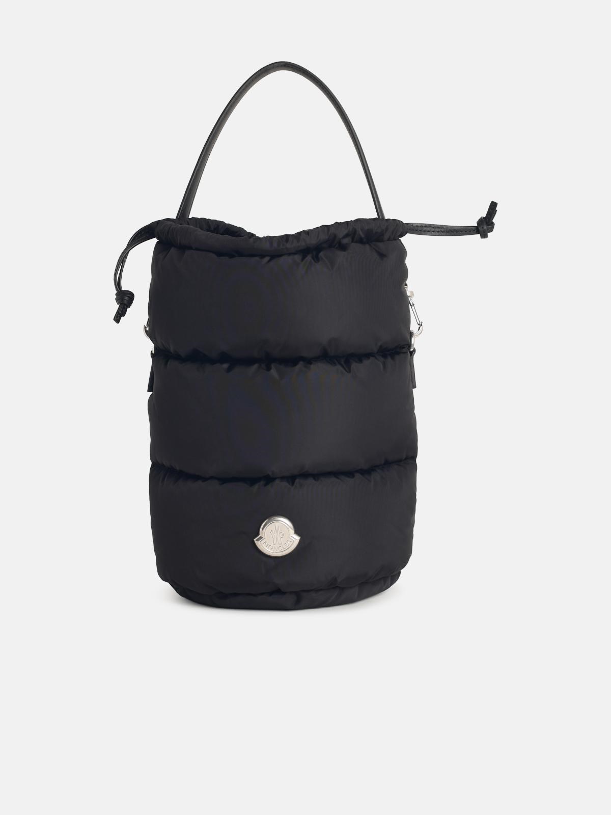 Moncler 'caradoc' Bucket Bag In Black Polyamide