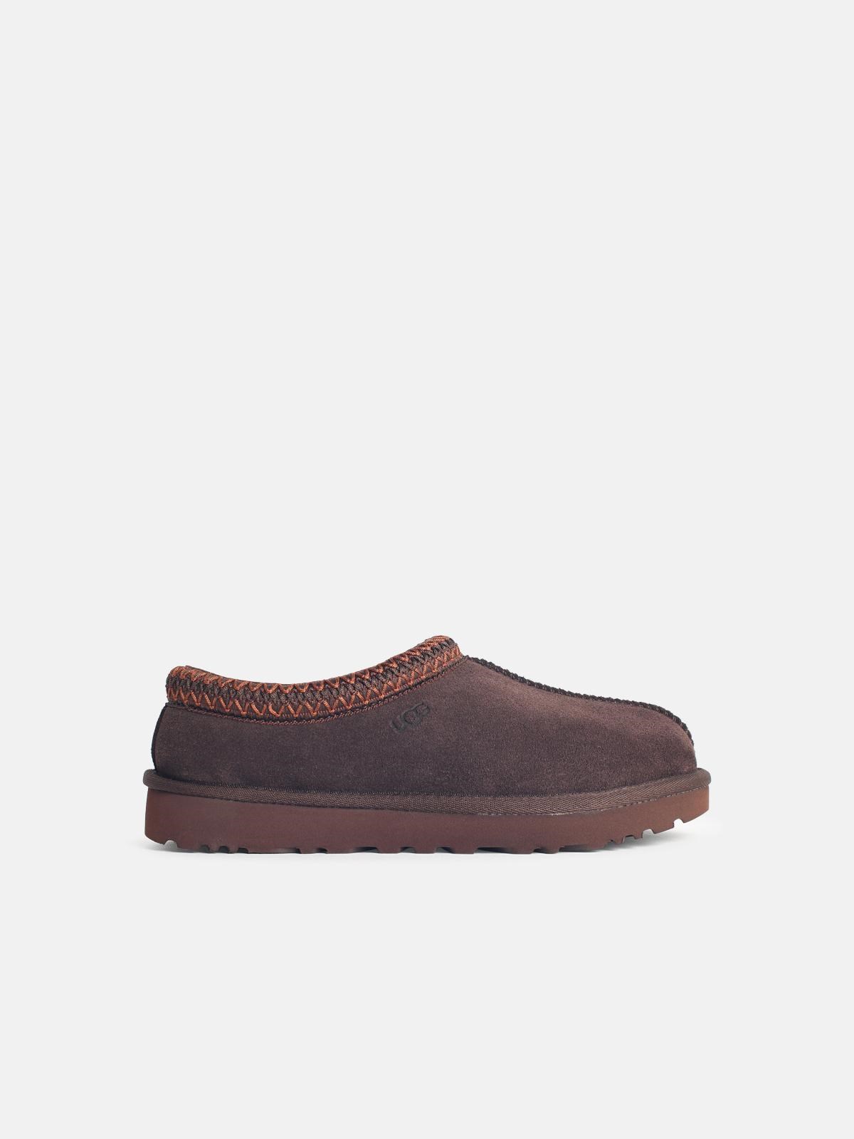 Ugg 'tasman Ii' Brown Suede Slippers In Brown