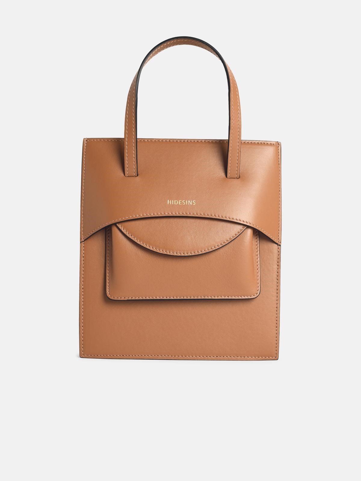 Hidesins 'flap' Caramel Leather Bag In Brown