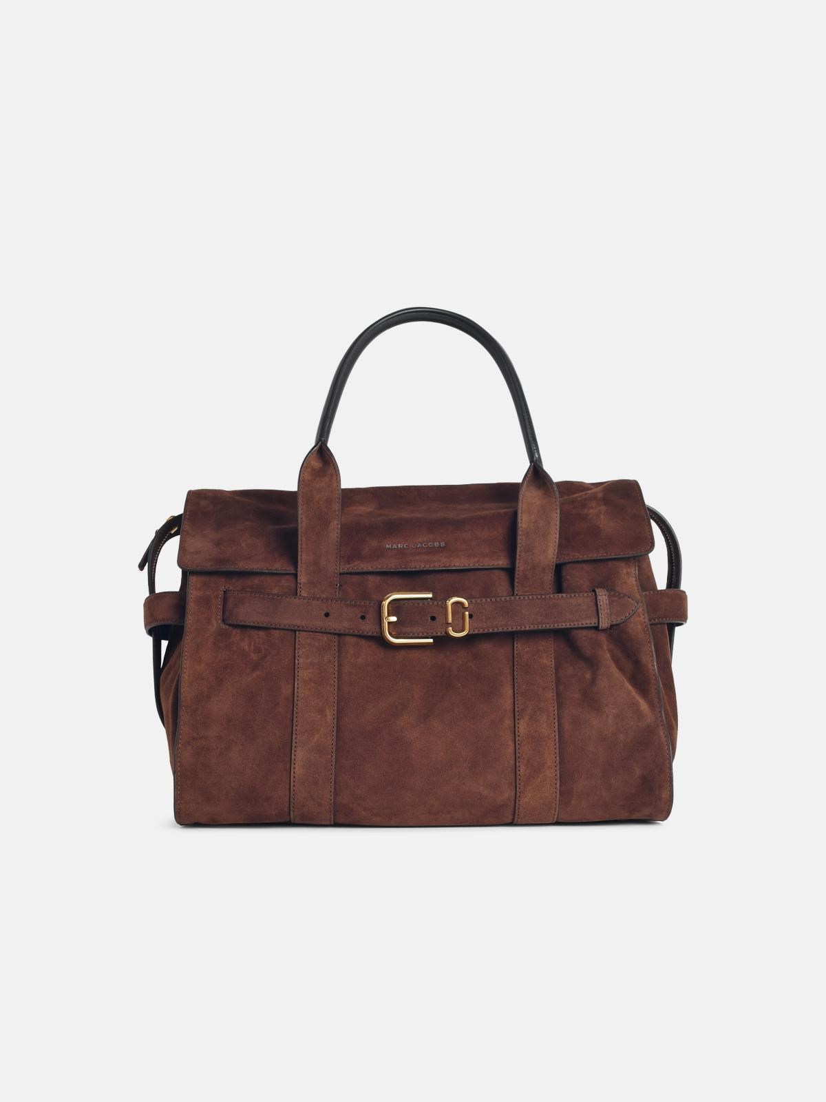 Marc Jacobs 'dakota' Dark Brown Suede Bag In Brown