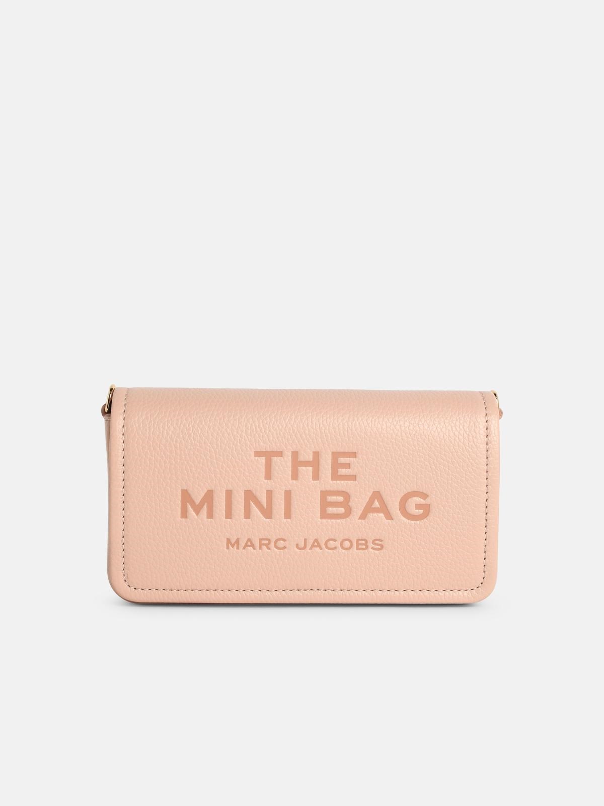 MARC JACOBS ' The Mini Bag' Pink Leather Bag　MARC JACOBS ザ ミニ バッグ ピンク レザー バッグ MARC
