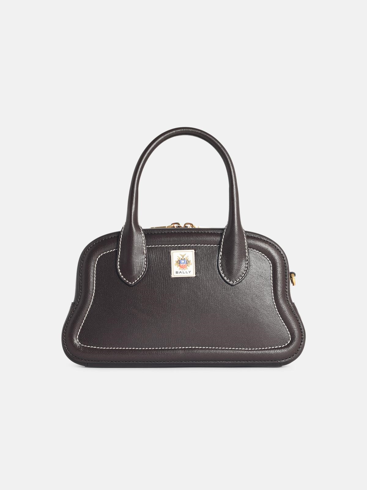 BALLY Unda' Ebony Garnet Leather Bag　BALLY Unda' エボニー ガーネット レザー バッグ BALLY