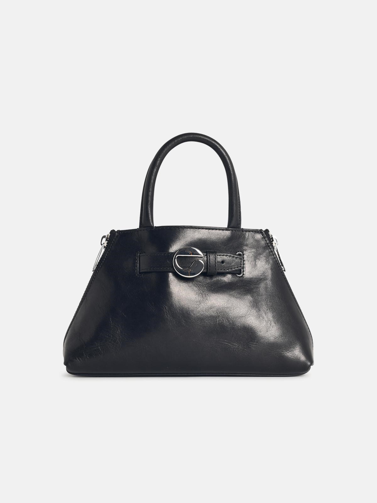 Coperni 'data' Mini Bag In Black Leather In Black