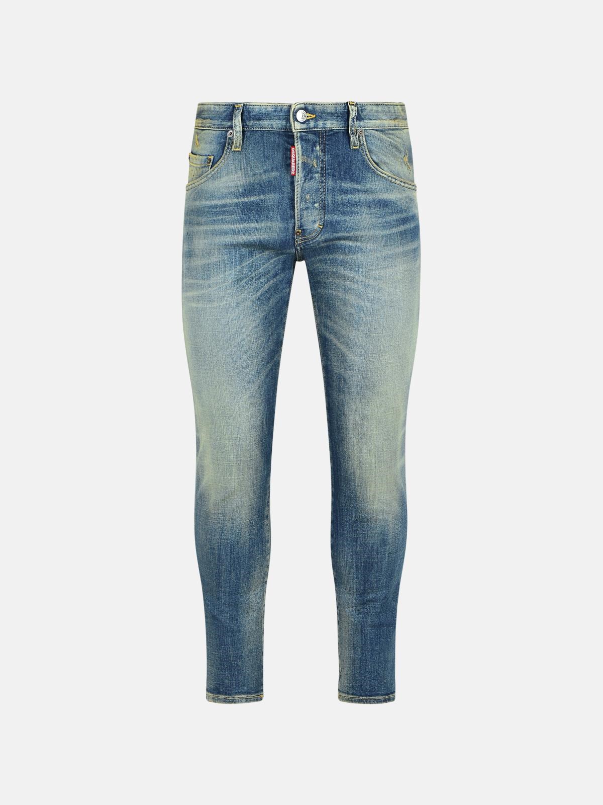 Dsquared2 'skater' Blue Denim Jeans In Blue