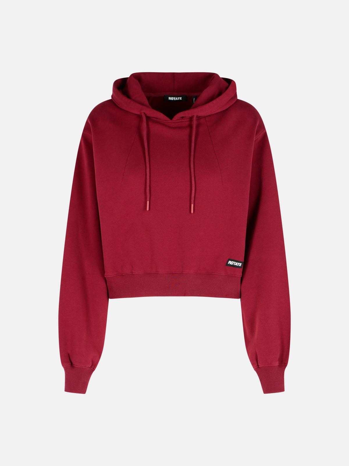 Rotate Birger Christensen Burgundy Cotton Sweatshirt