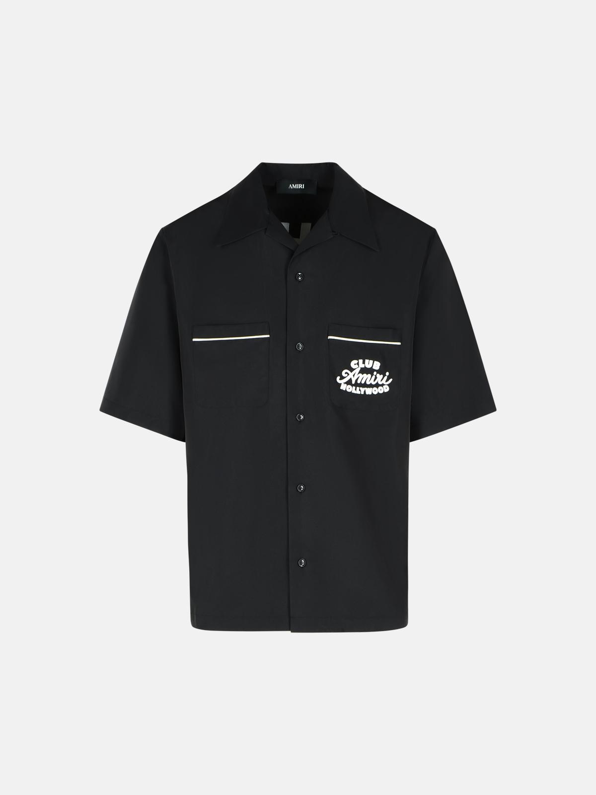 Amiri 'club  Camp' Black Modal Blend Shirt In Multi