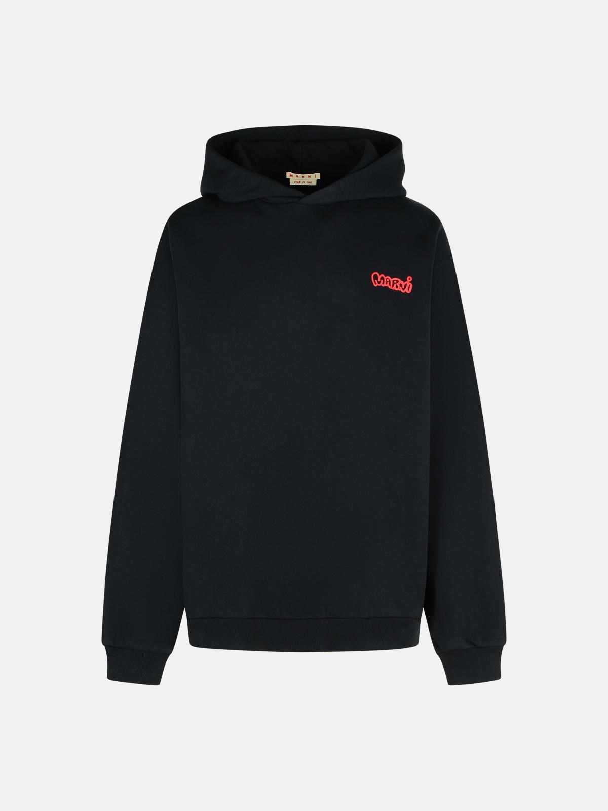 MARNI Black Cotton Sweatshirt　MARNI ブラック コットン スウェットシャツ MARNI