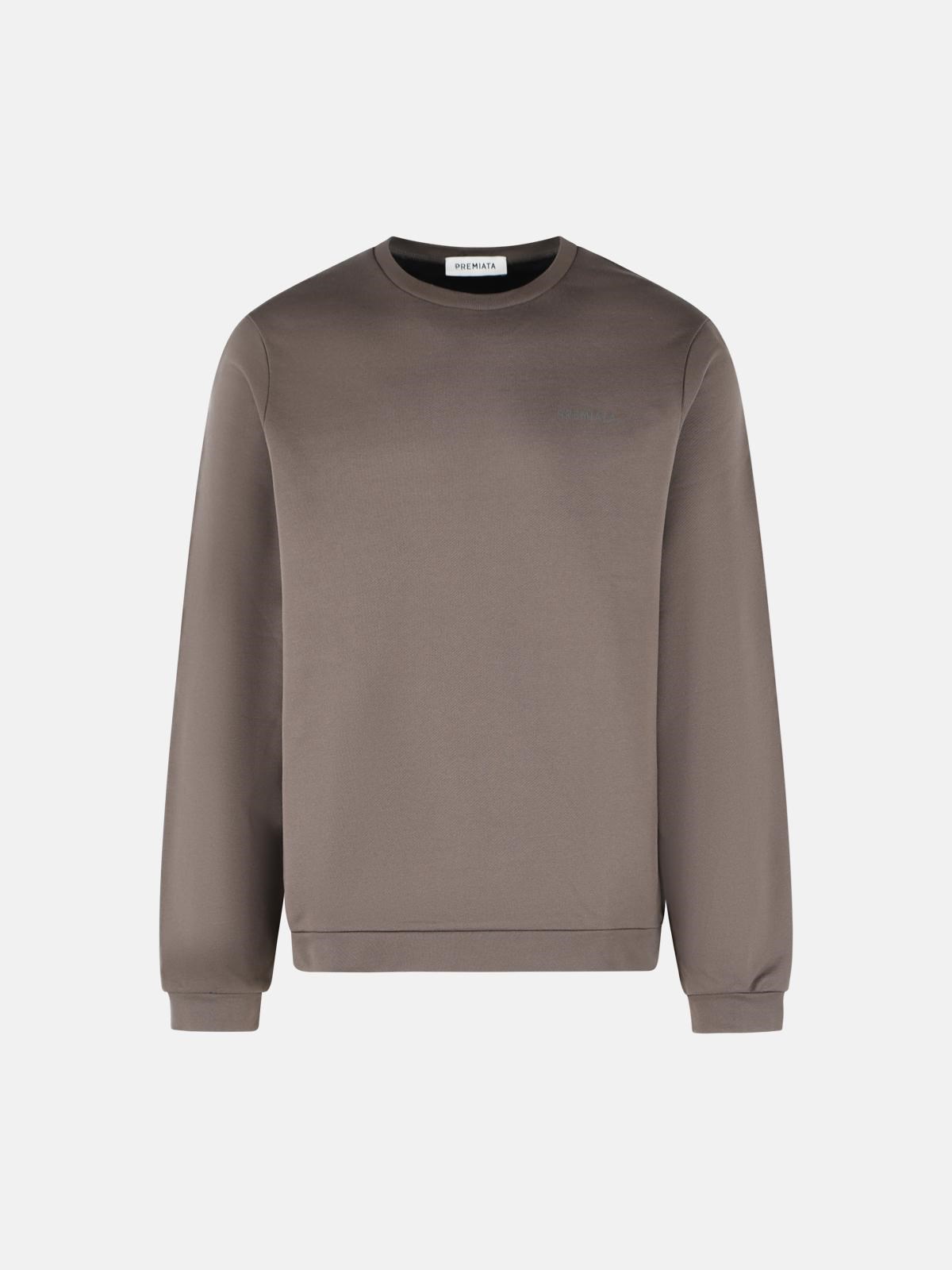 PREMIATA Mud-Colored Cotton Sweatshirt