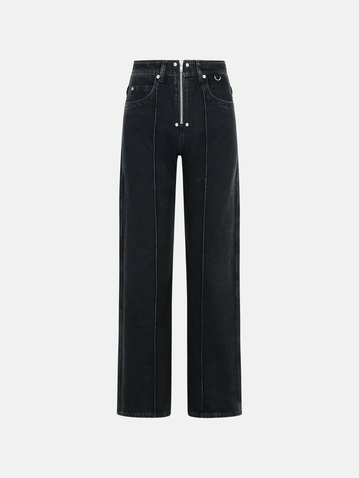 Isabel Marant 'stely' Black Denim Pants In Black