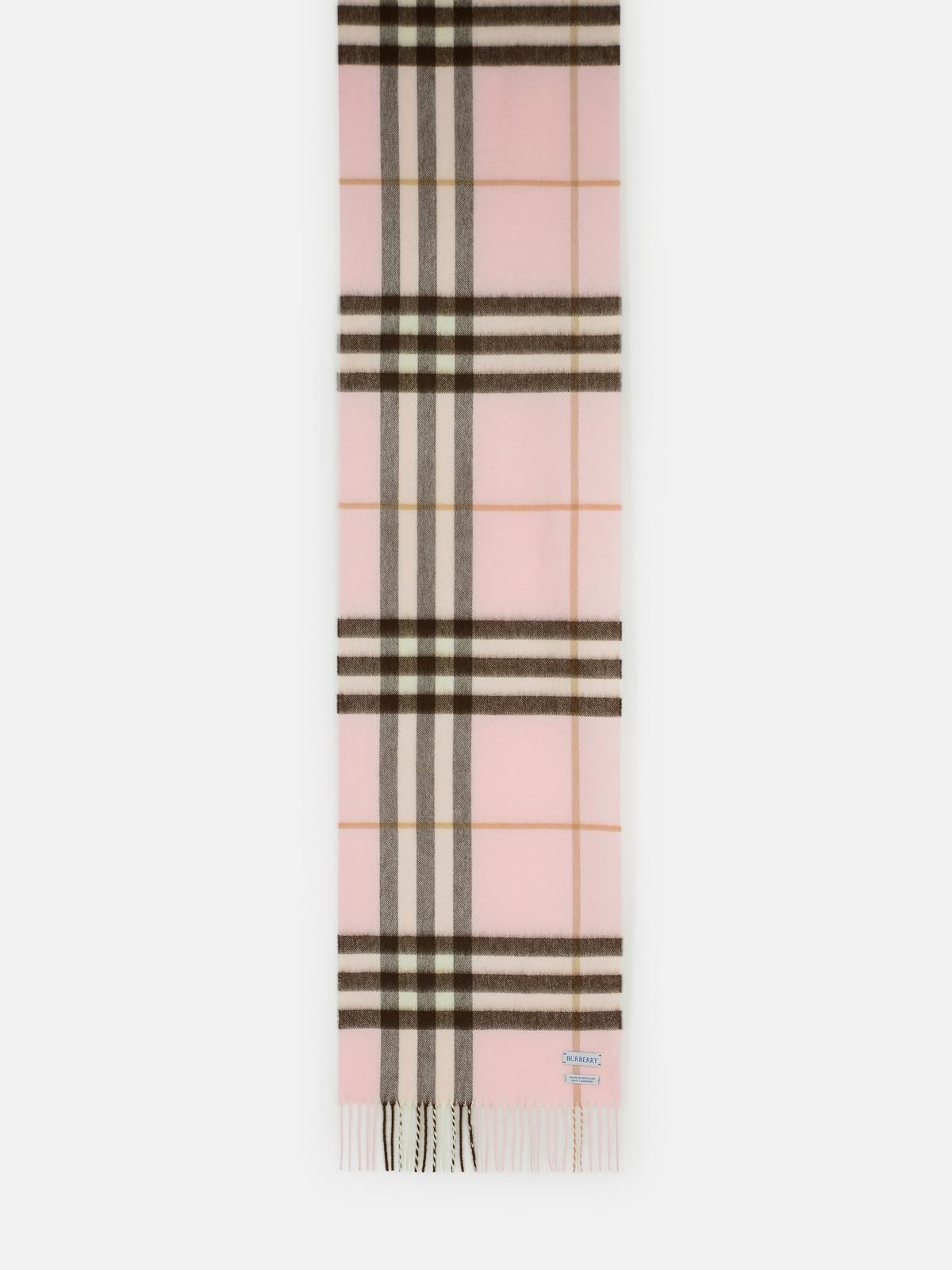 Burberry BURBERRY Pink Cashmere Scarf　BURBERRY ピンク カシミア スカーフ