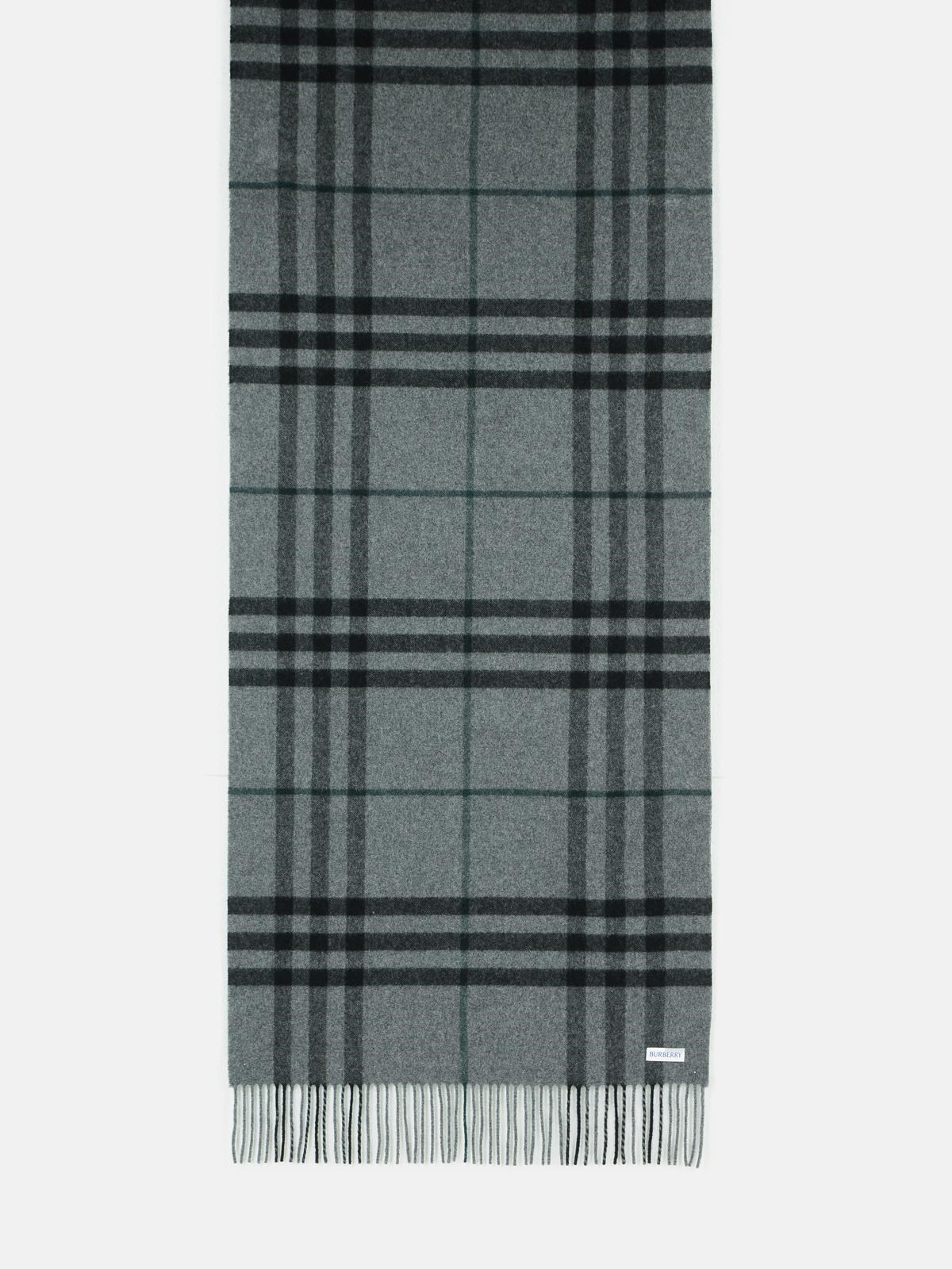 Burberry BURBERRY Grey Cashmere Scarf　BURBERRY グレー カシミア スカーフ