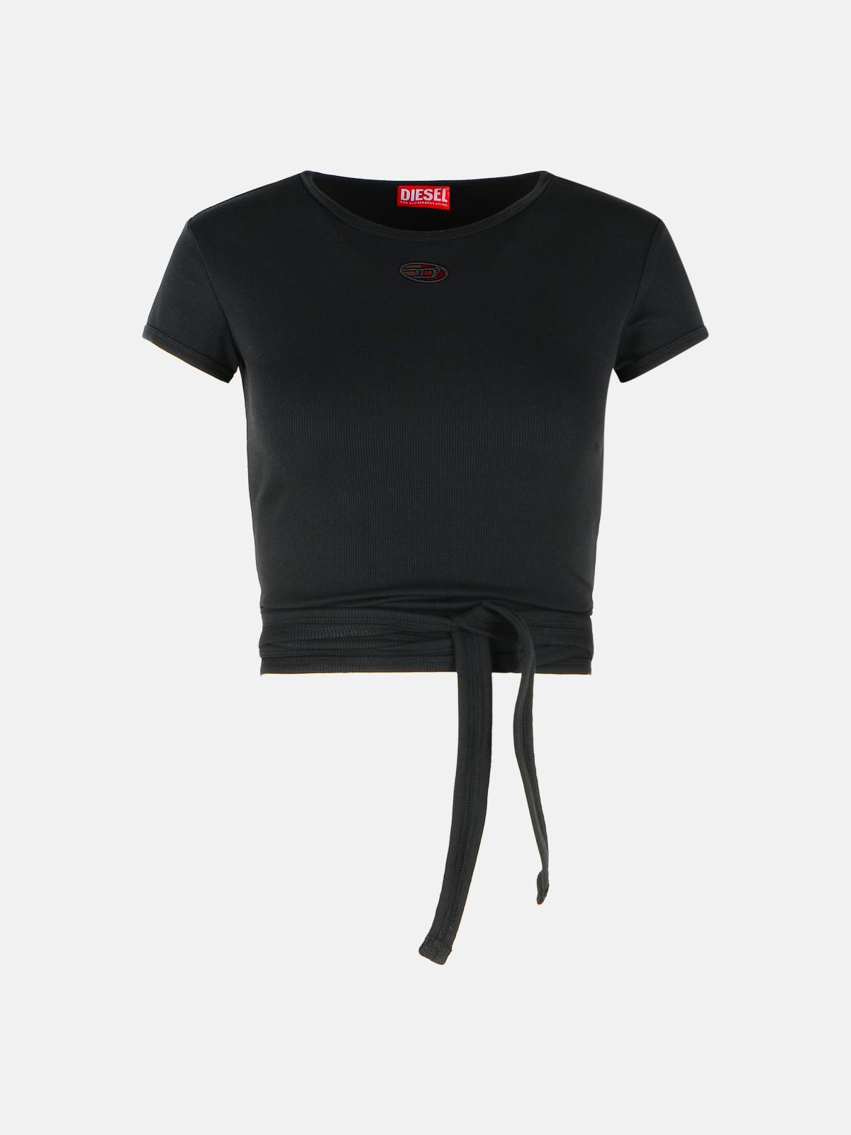 DIESEL 'Bunny' Black Cotton T-Shirt　DIESEL 'Bunny' ブラック コットン T シャツ DIESEL