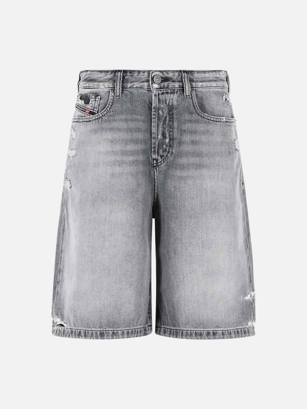 DIESEL 'Desire' Grey Cotton Shorts　DIESEL 'Desire' グレー コットン ショーツ DIESEL