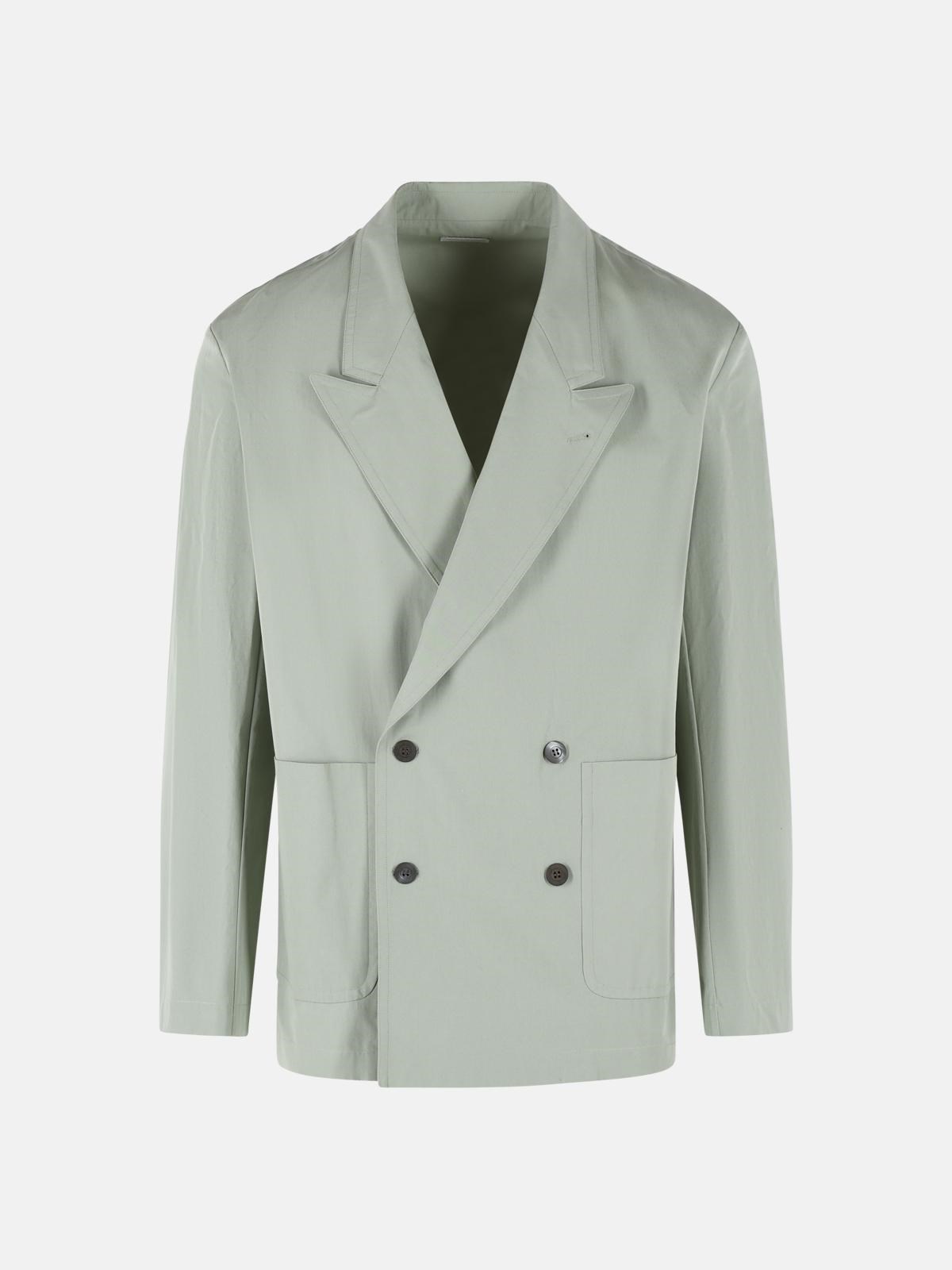 Dries Van Noten DRIES VAN NOTEN 'Caplans' Green Cotton Blazer　DRIES VAN NOTEN 'Caplans' グリーン コットン ブレザー