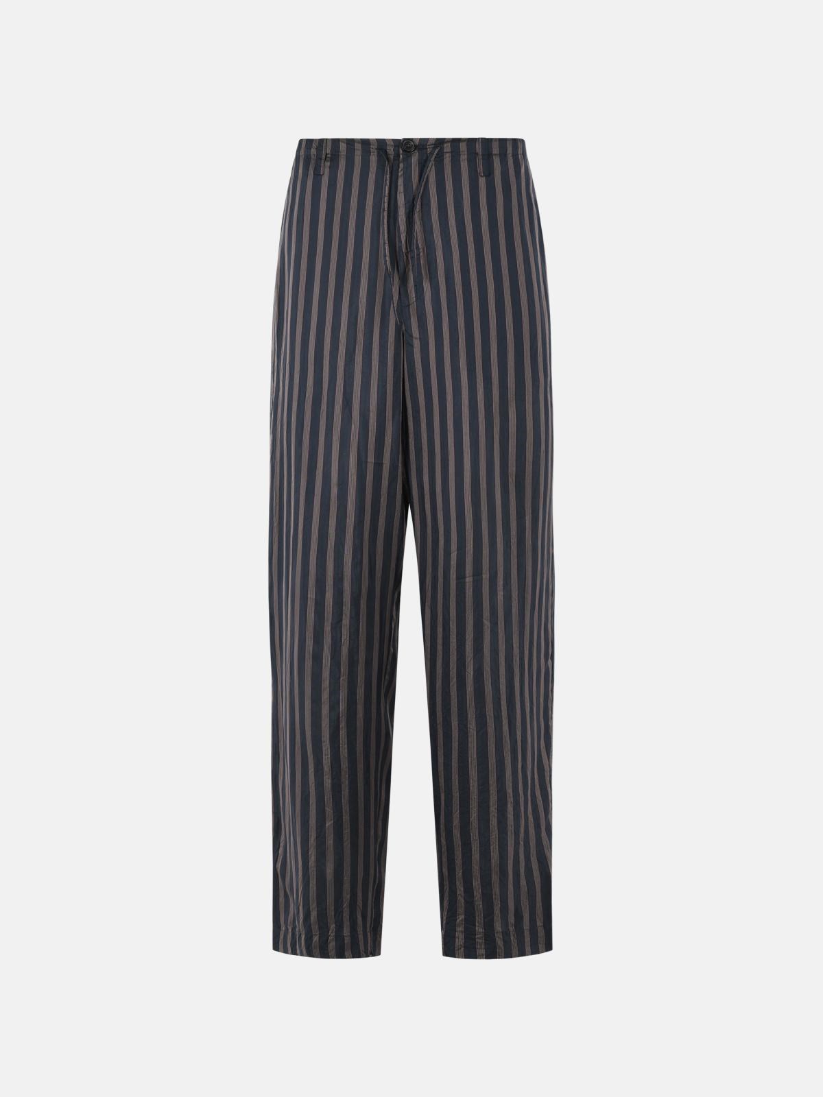 Dries Van Noten DRIES VAN NOTEN 'Penny' Navy Cupro Pants　DRIES VAN NOTEN 'Penny' ネイビー キュプラ パンツ