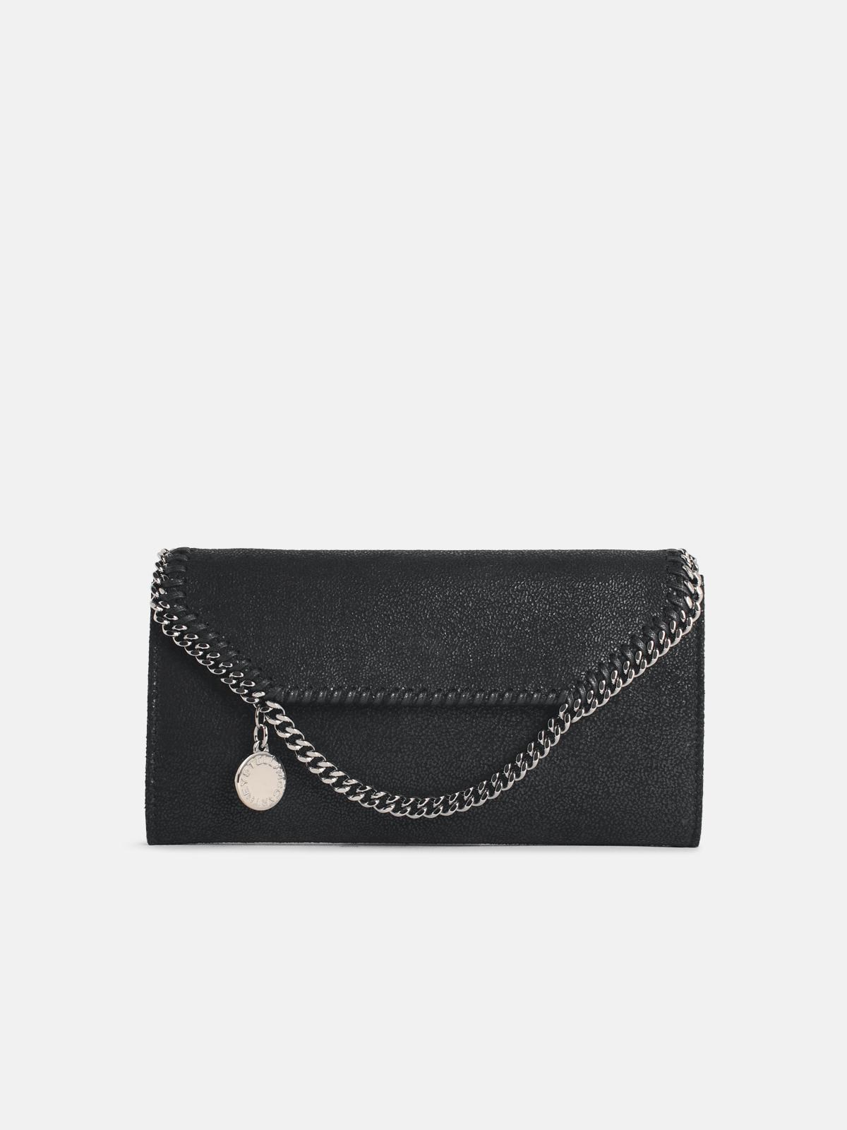 Stella McCartney STELLA Mc CARTNEY 'Continental' Wallet With 'Falabella' Flap In Black E　STELLA Mc CARTNEY 'Continental' ウォレット、'Falabella