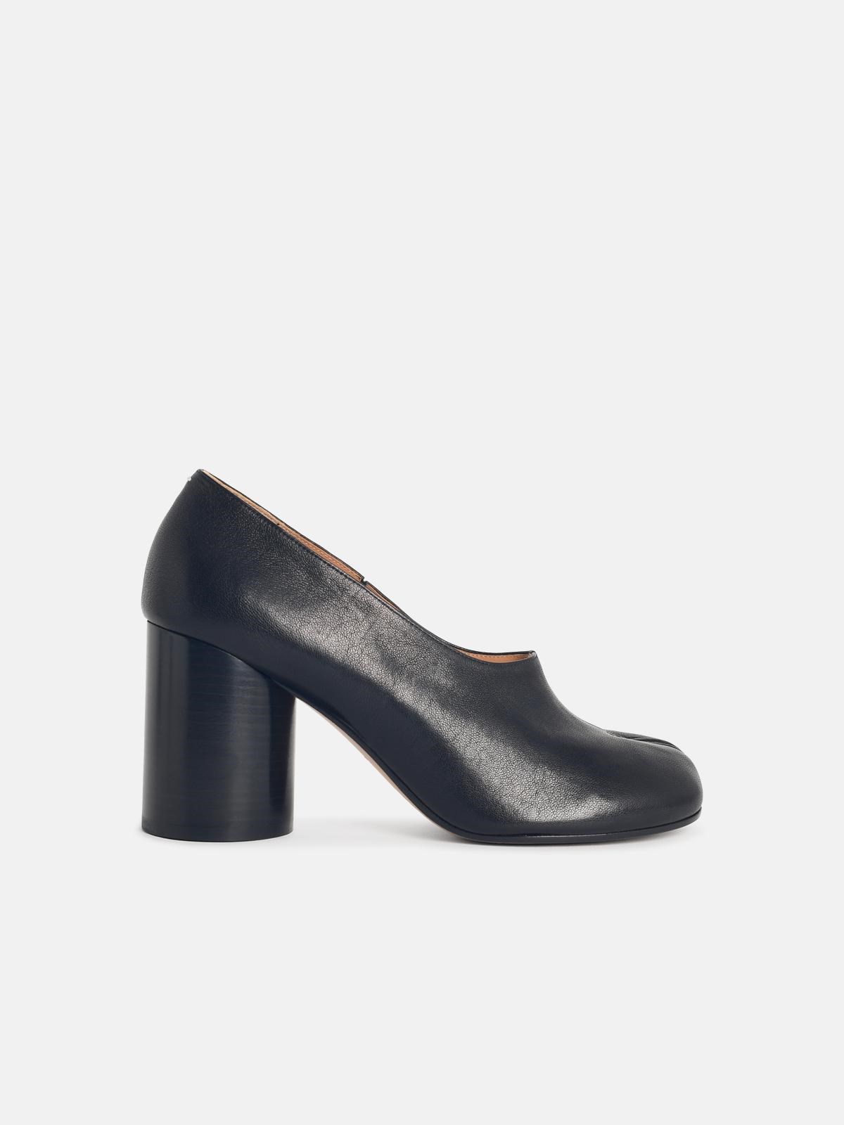 MAISON MARGIELA 'Tabi Pump' Black Leather Pumps　MAISON MARGIELA タビ ポンプ ブラック レザー パンプス MAISON