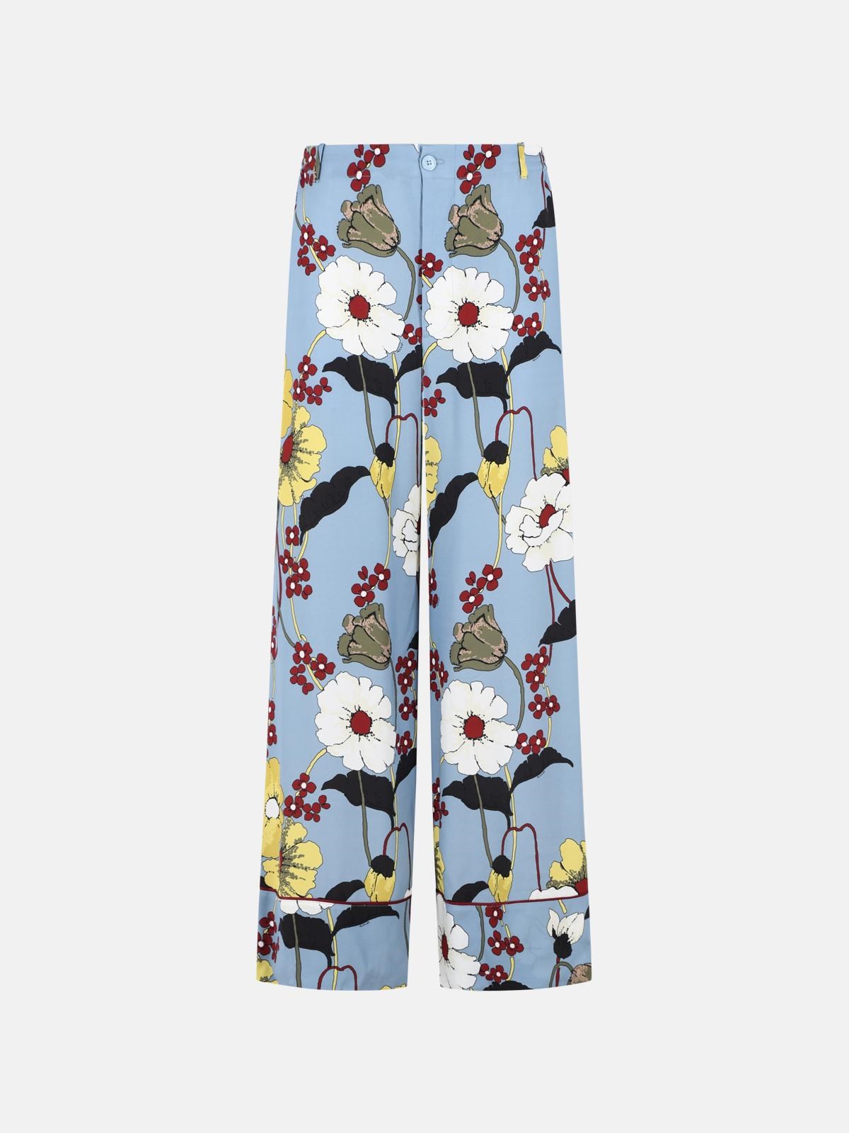 MARNI Light Blue Viscose Trousers　MARNI ライトブルー ビスコース トラウザーズ MARNI
