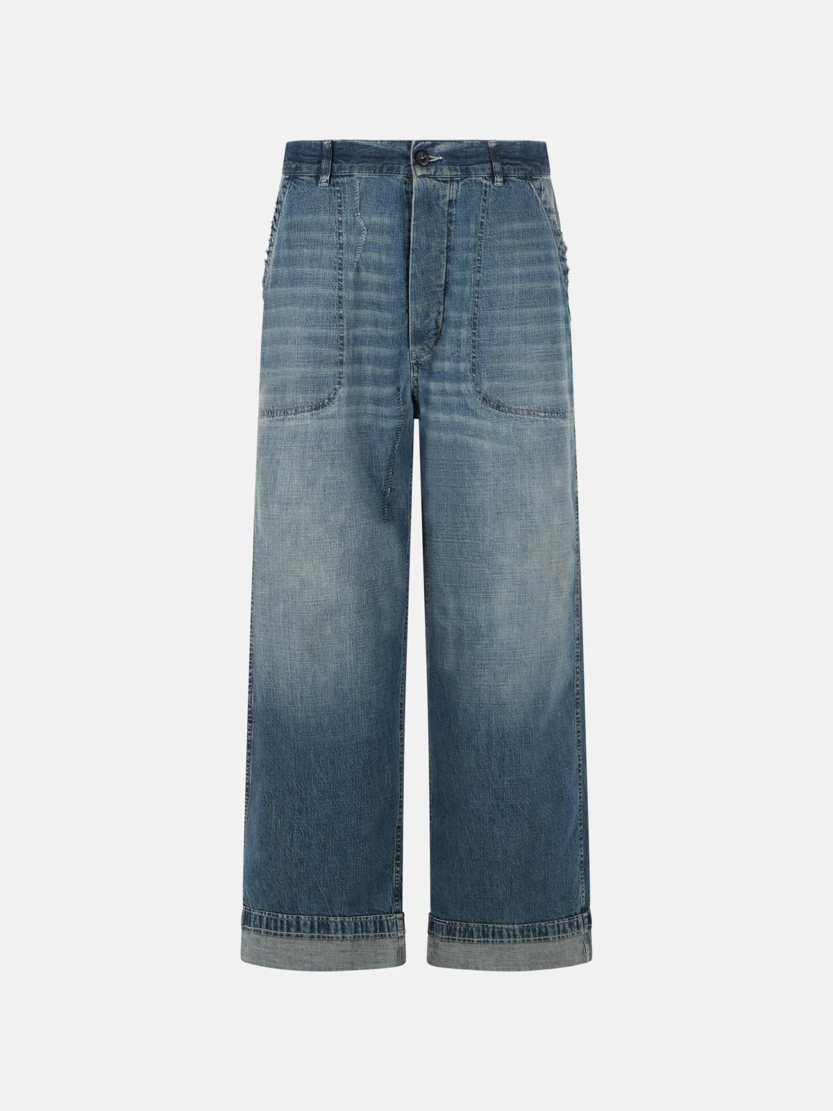 MAISON MARGIELA Blue Light Cotton Jeans　メゾン マルジェラ ブルー ライト コットン ジーンズ MAISON