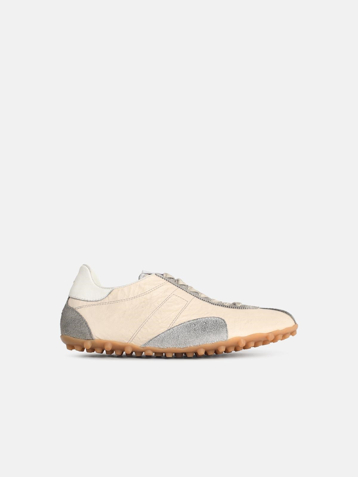 Maison Margiela MAISON MARGIELA 'Sprinters' Ivory Fabric Sneakers　MAISON MARGIELA スプリンターズ アイボリー ファブリック スニーカー