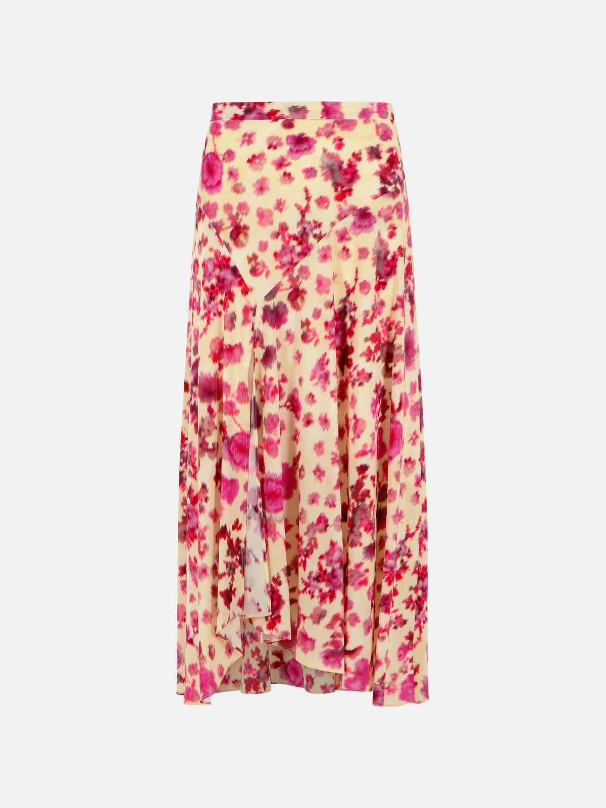 ISABEL MARANT ‘Sakura’ Pink Stretch Silk Skirt ISABEL MARANT ‘Sakura’ Pink Stretch Silk Skirt