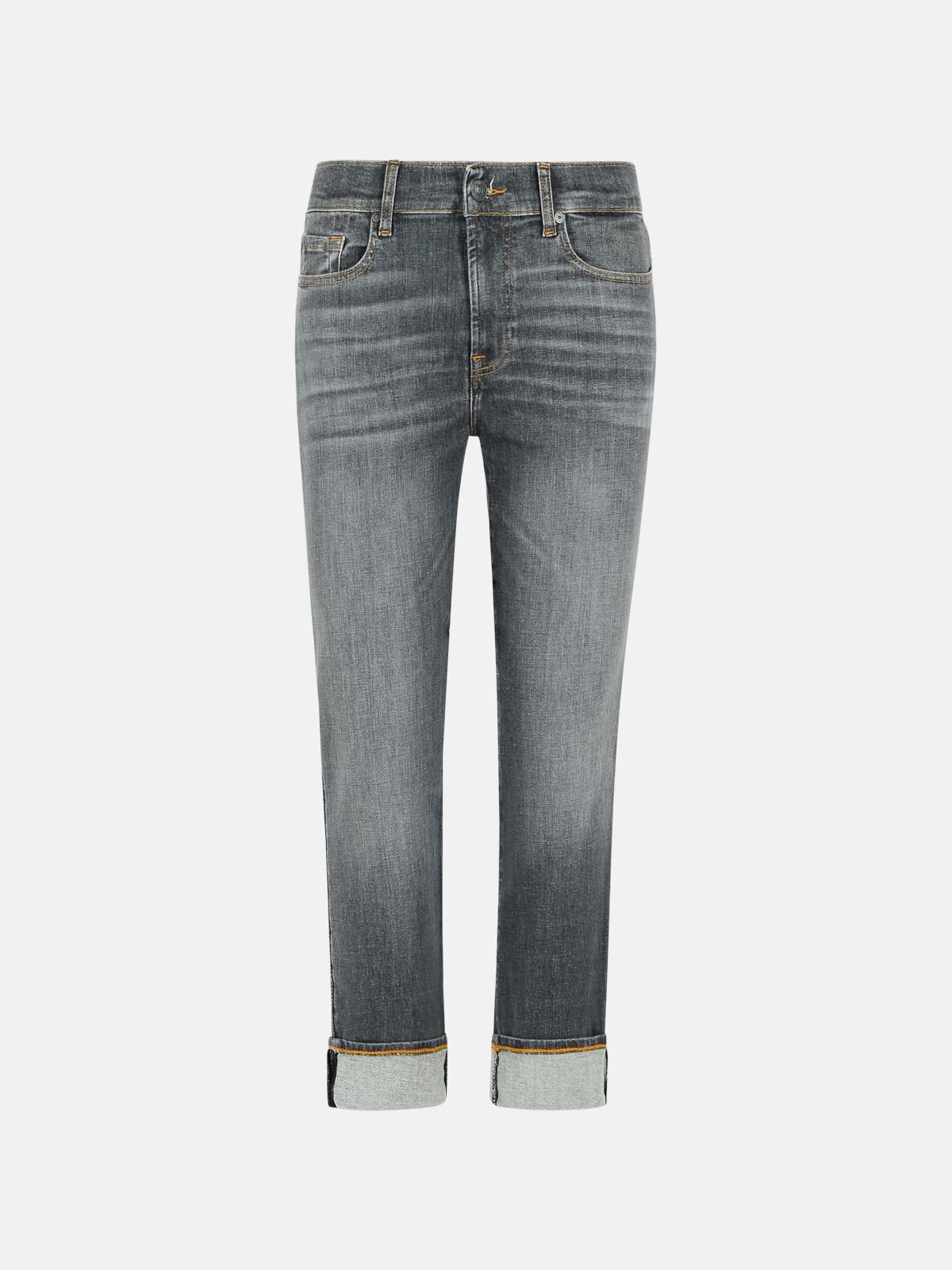7 FOR ALL MANKIND 'Relaxed Skinny' Grey Cotton Jeans