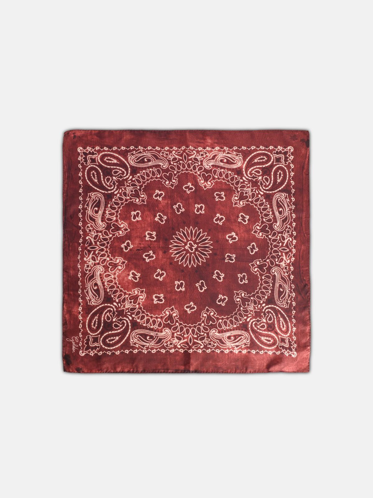 GOLDEN GOOSE Silk Paisley Scarf　GOLDEN GOOSE シルク ペイズリー スカーフ GOLDEN