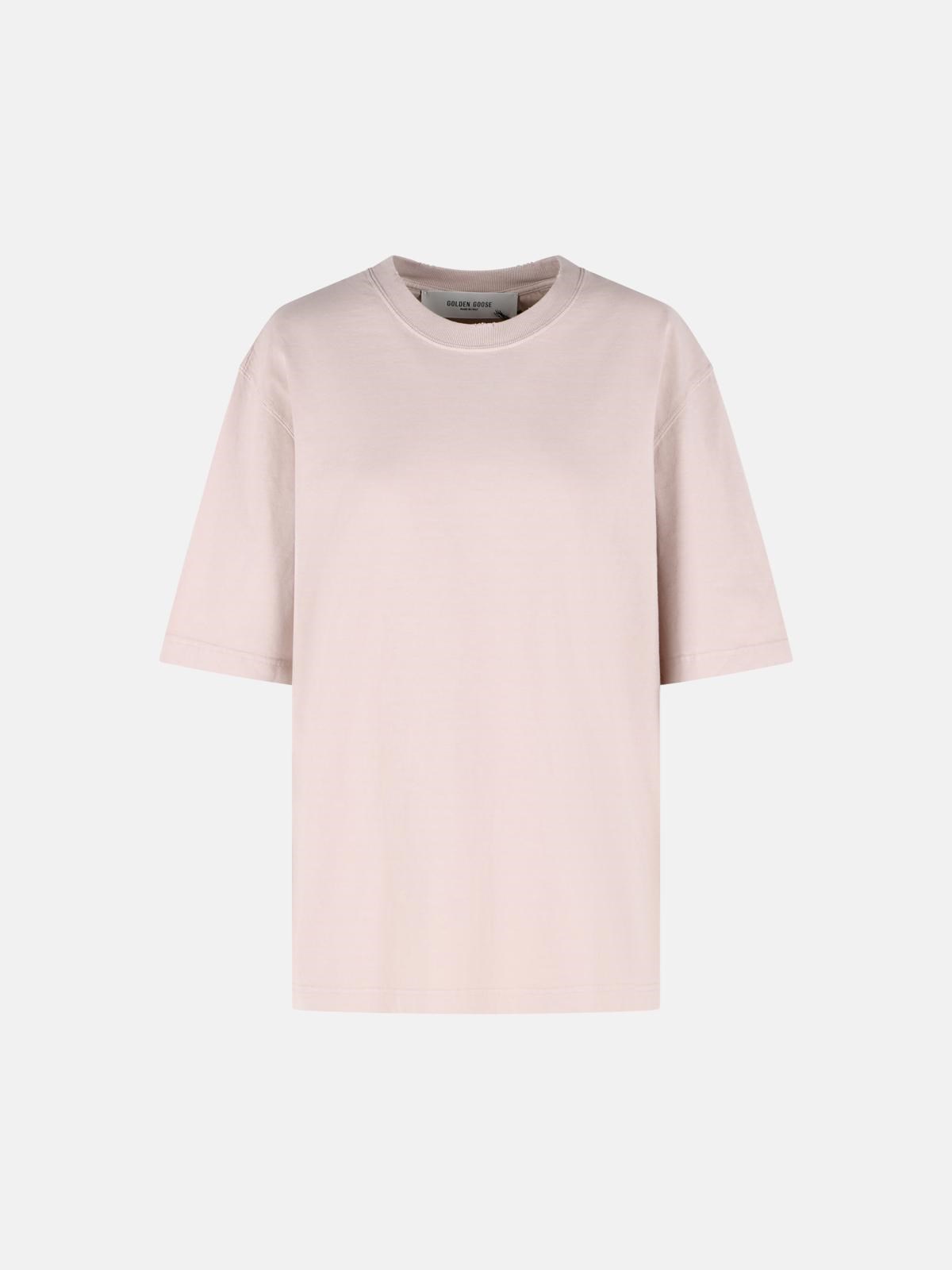 GOLDEN GOOSE Powder Cotton T-Shirt　GOLDEN GOOSE パウダーコットン Tシャツ GOLDEN