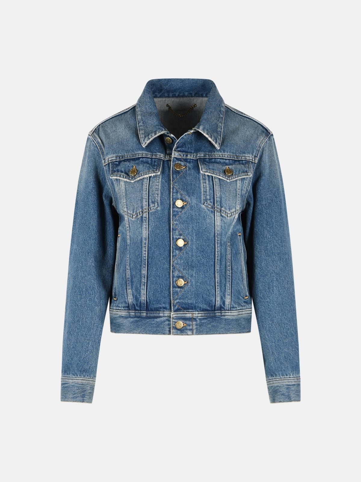 GOLDEN GOOSE Blue Cotton Jacket　GOLDEN GOOSE ブルー コットン ジャケット GOLDEN