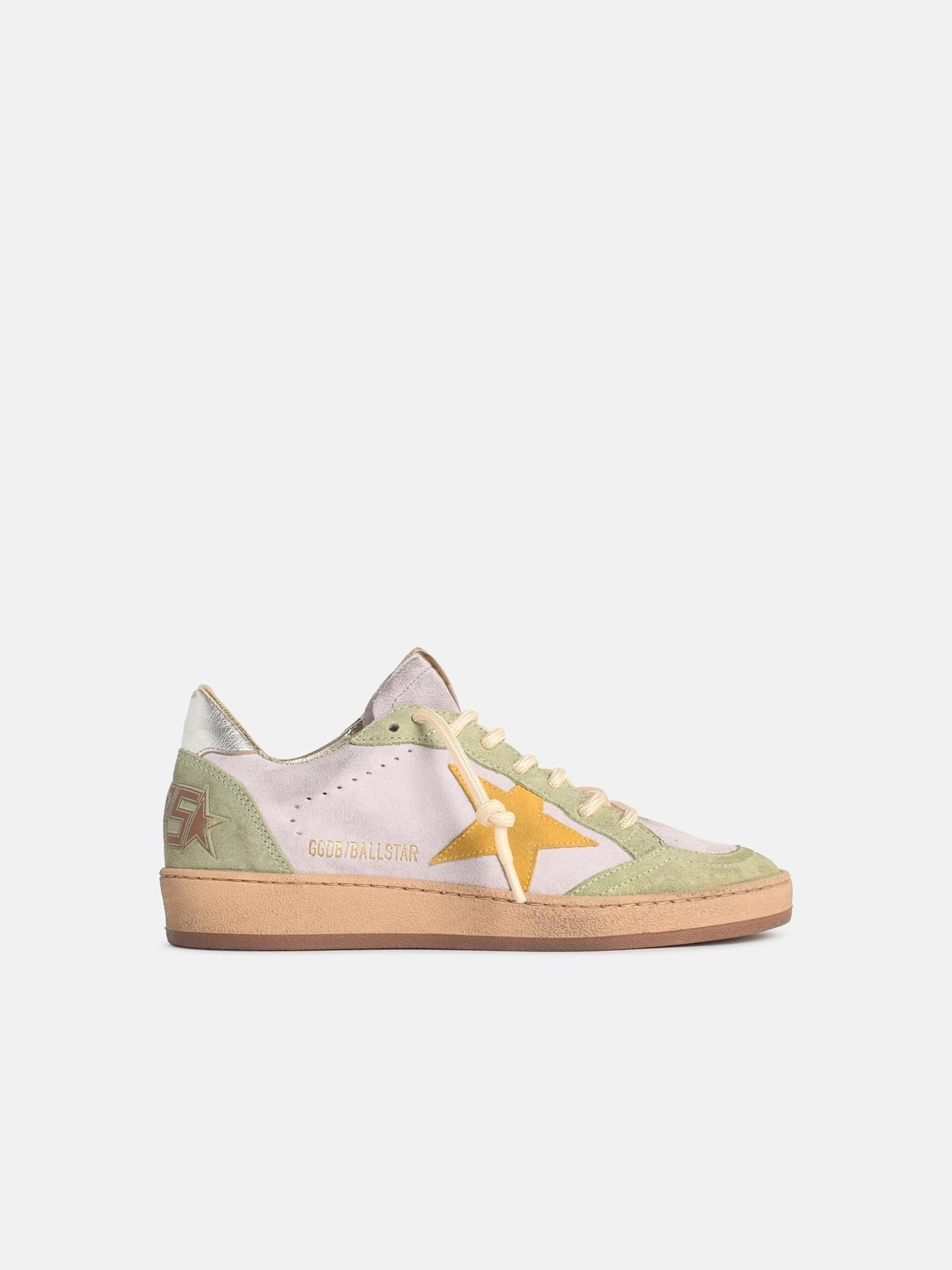 GOLDEN GOOSE 'Ball Star' Lilac Suede Sneakers　GOLDEN GOOSE ボールスター ライラック スエード スニーカー GOLDEN