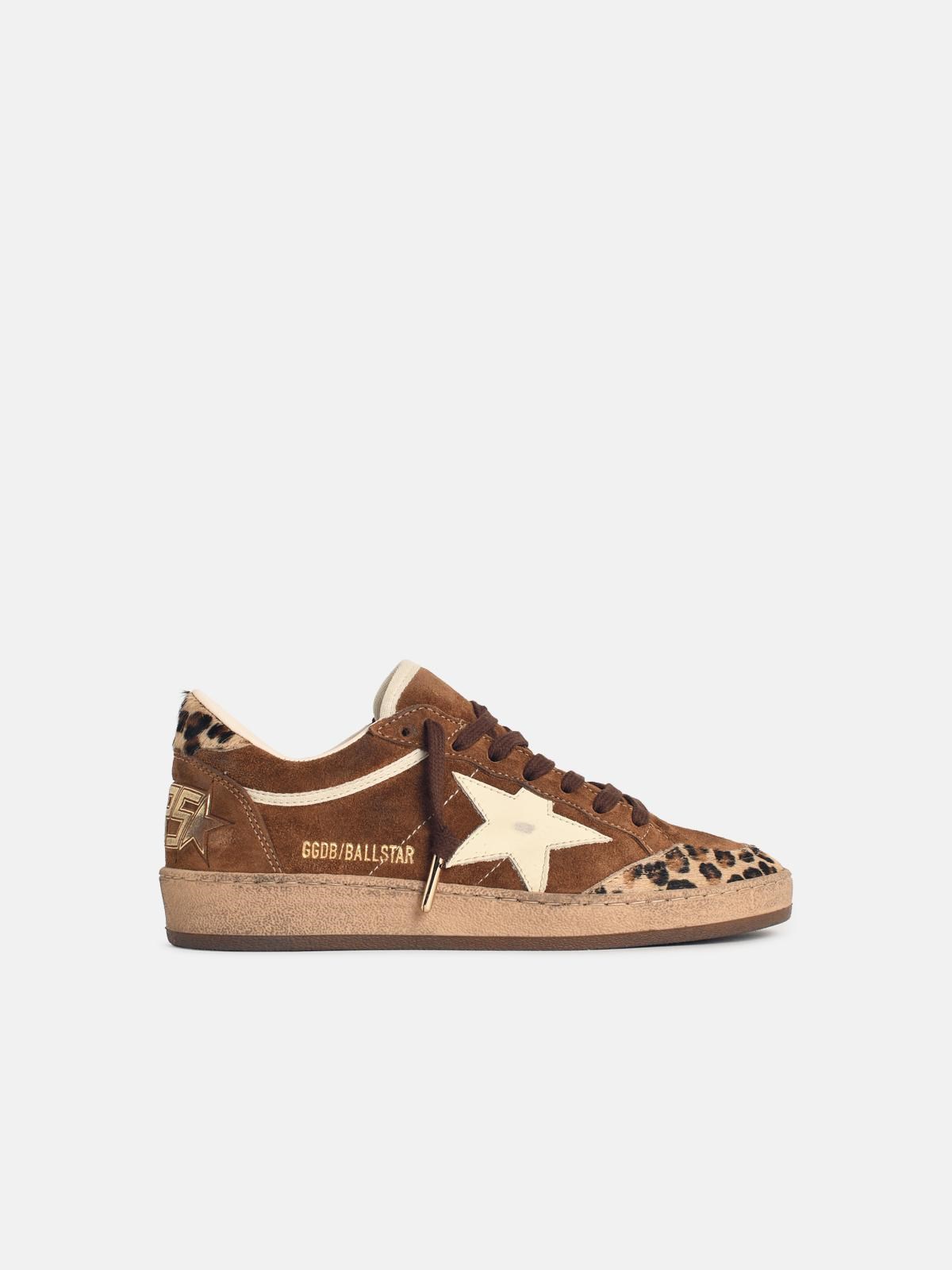 GOLDEN GOOSE 'Ball Star' Brown Suede Sneakers　GOLDEN GOOSE ボールスター ブラウン スエード スニーカー GOLDEN