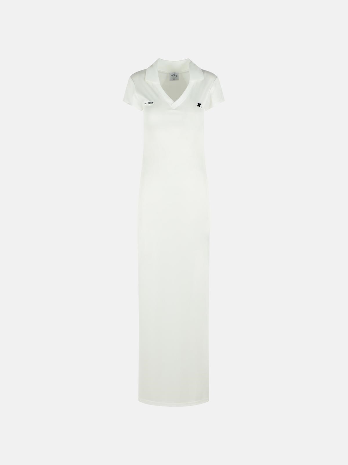 COURREGES White Polyester Dress　COURREGES ホワイト ポリエステル ドレス COURREGES