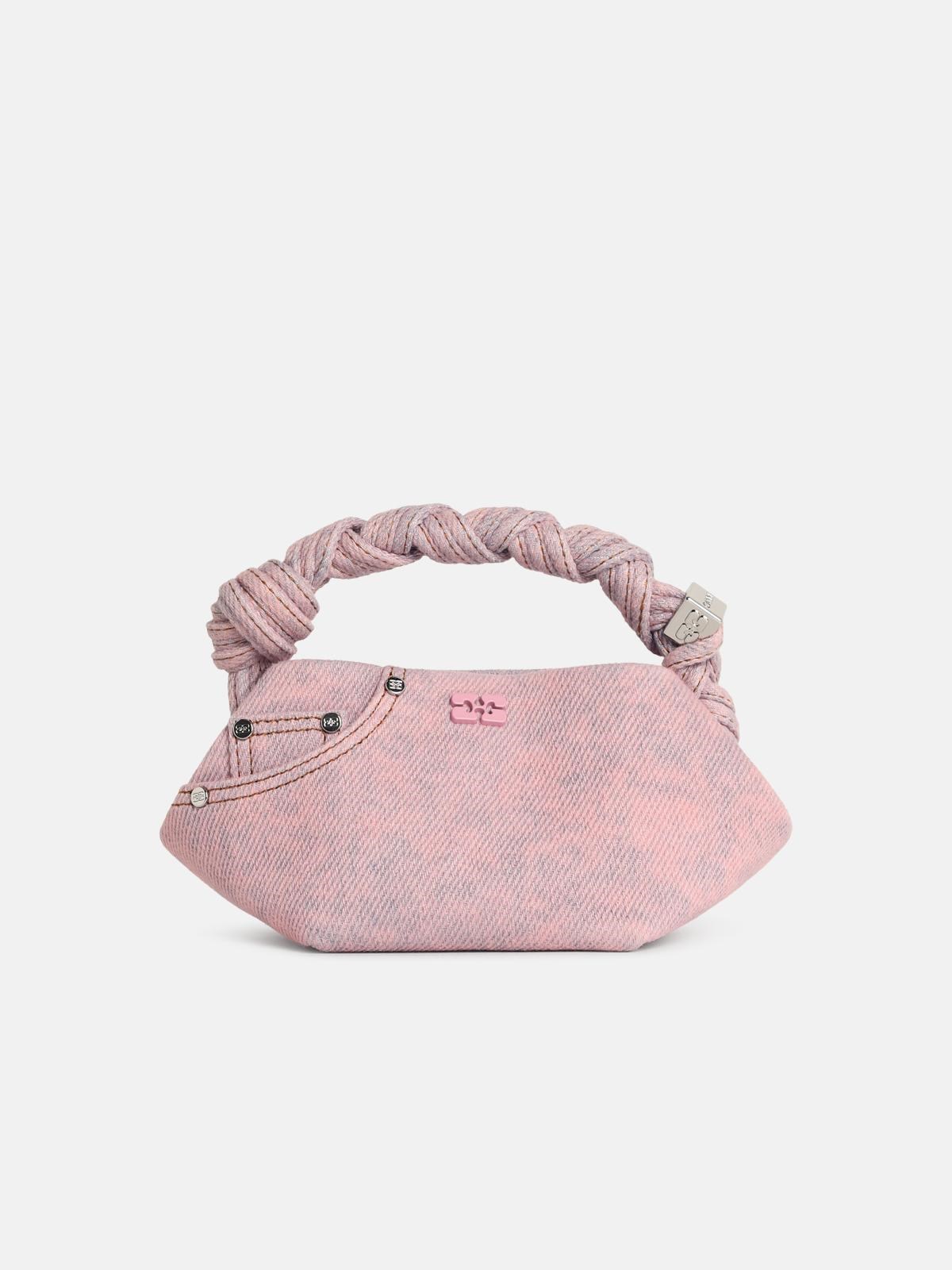 GANNI 'Bou' Mini Bag In Pink Denim　GANNI 'Bou' ミニバッグ ピンクデニム GANNI