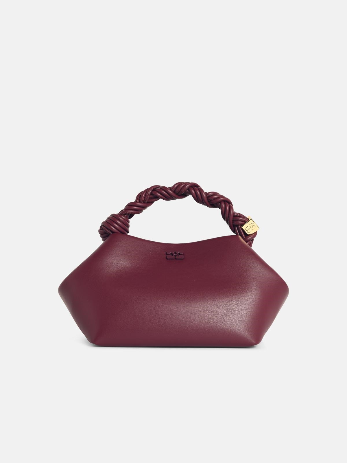 GANNI Burgundy Leather 'Bou' Small Bag　GANNI バーガンディ レザー Bou スモール バッグ GANNI