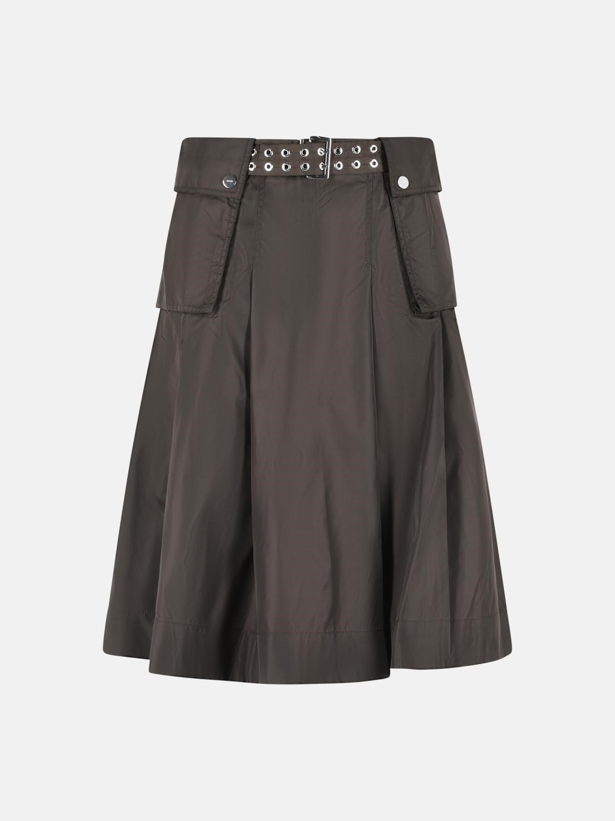GANNI Brown Polyamide Skirt　GANNI ブラウン ポリアミド スカート GANNI