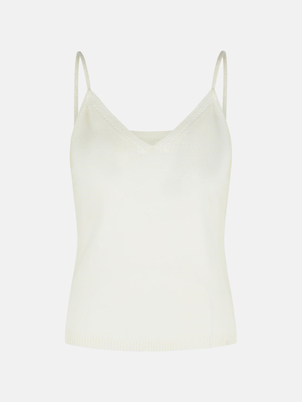 LISA YANG 'Nala' Cream Cashmere Tank Top