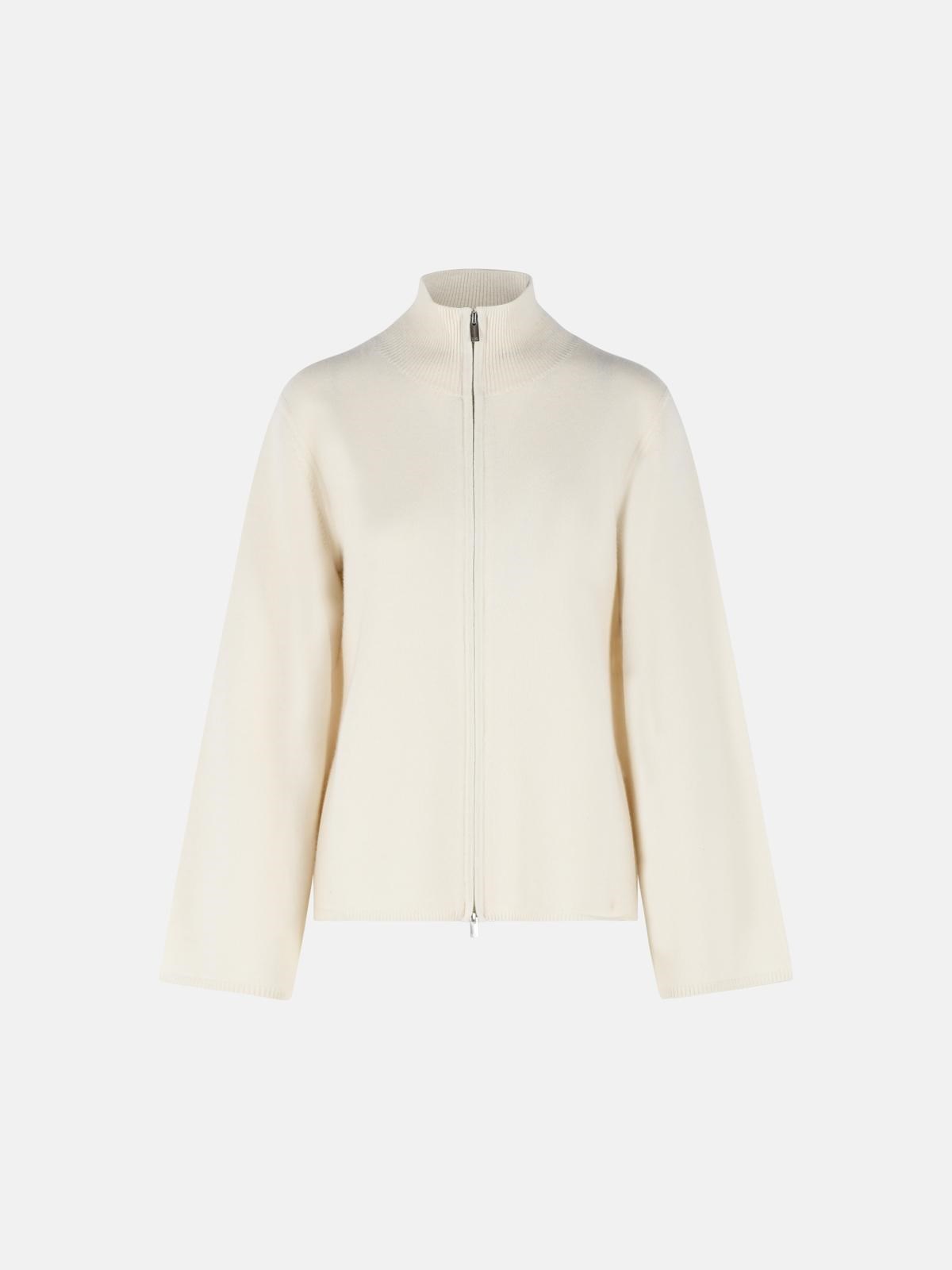 LOULOU DE SAISON 'Gabi' Ivory Cashmere Sweater
