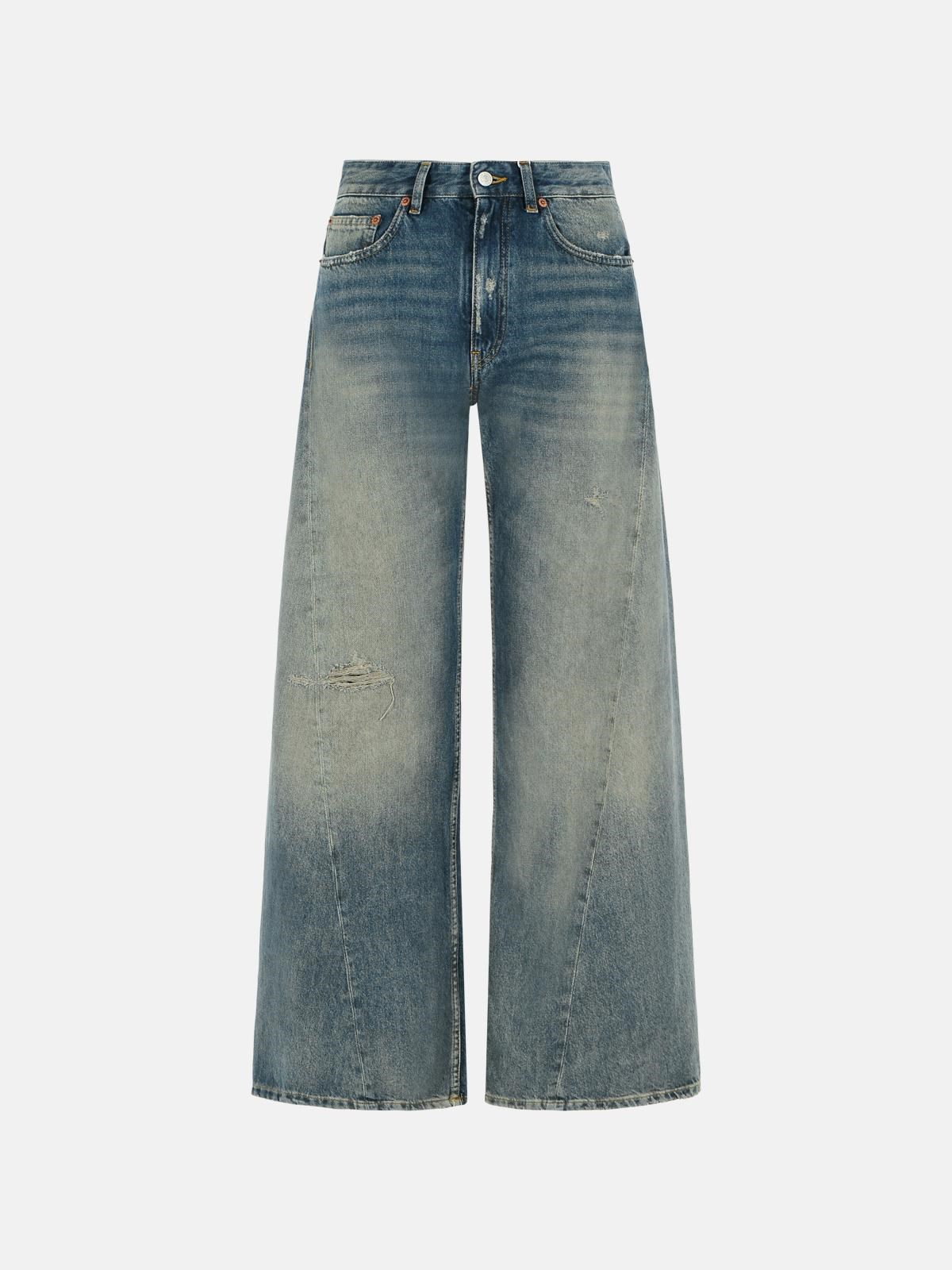 MM6 MAISON MARGIELA Midnight Blue Cotton Jeans　MM6 MAISON MARGIELA ミッドナイトブルー コットン ジーンズ MM6