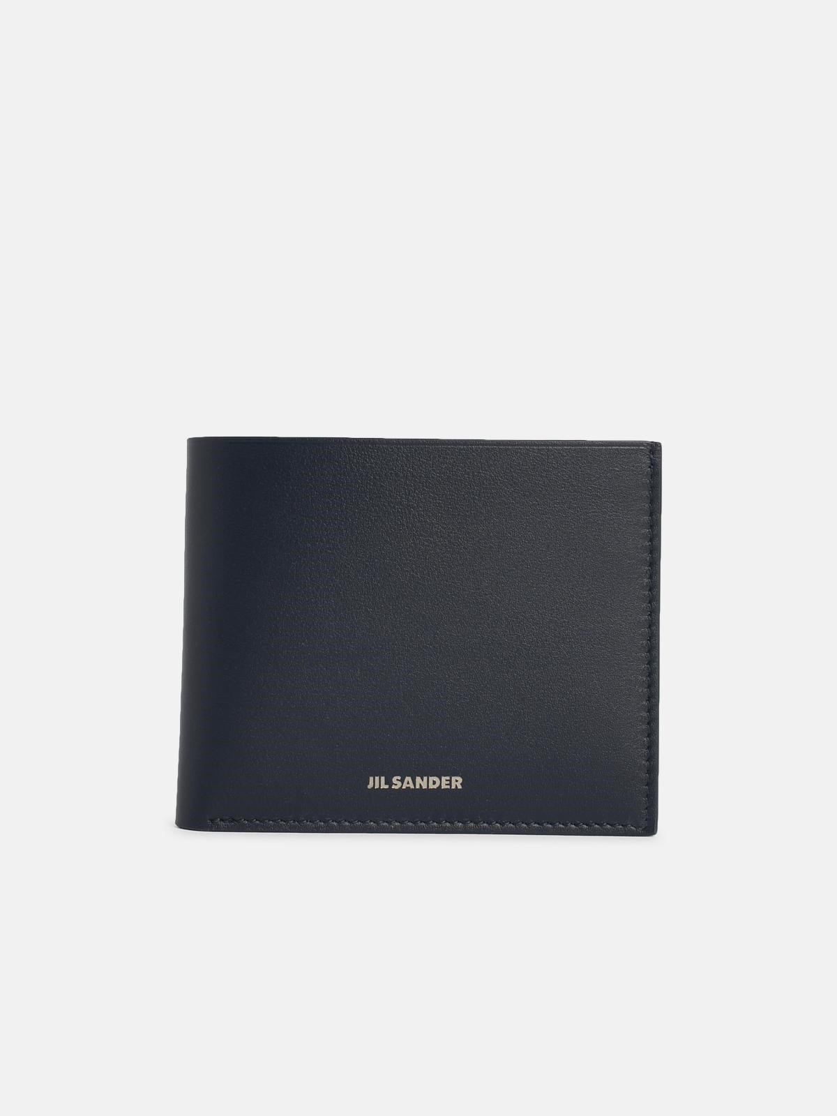 Jil Sander JIL SANDER Black Leather Pocket Wallet　JIL SANDER ブラック レザー ポケット ウォレット