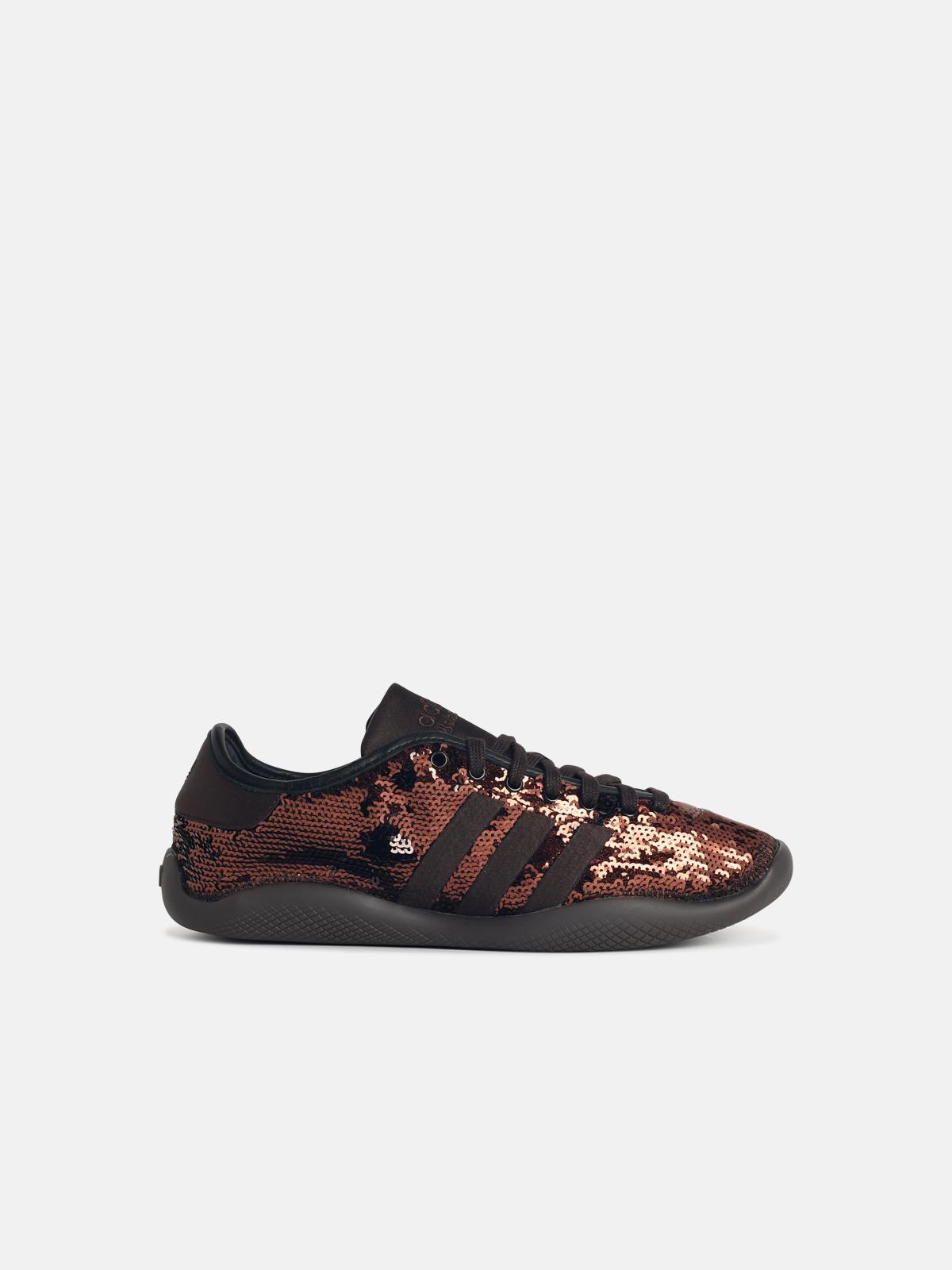 ADIDAS X WALES BONNER 'Karintha Sequin' Brown Fabric Sneakers