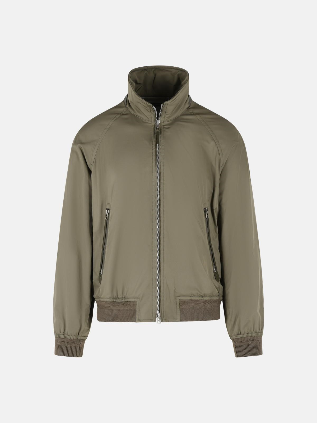 TOM FORD TOM FORD Green Polyester Blend Jacket　TOM FORD グリーン ポリエステル ブレンド ジャケット