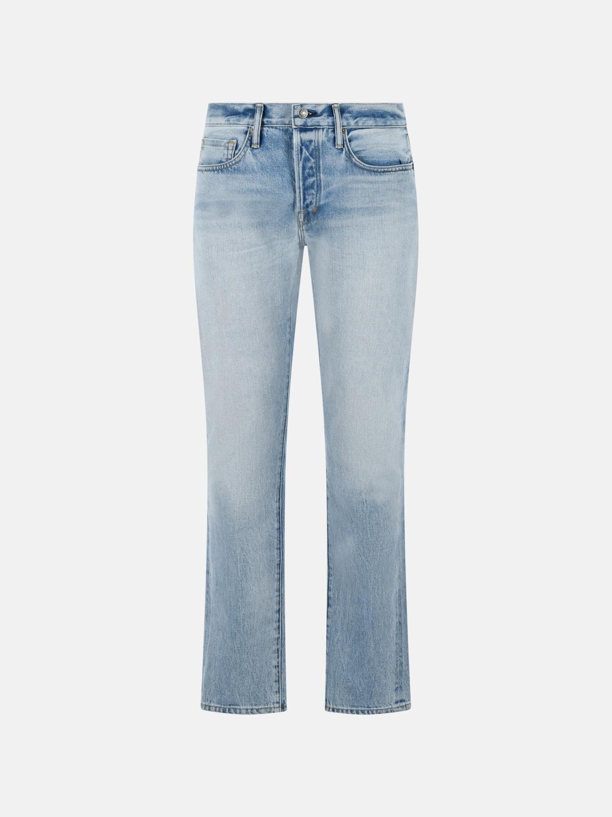 TOM FORD TOM FORD Pale Blue Cotton And Lyocell Jeans　TOM FORD ペールブルー コットン&リヨセル ジーンズ