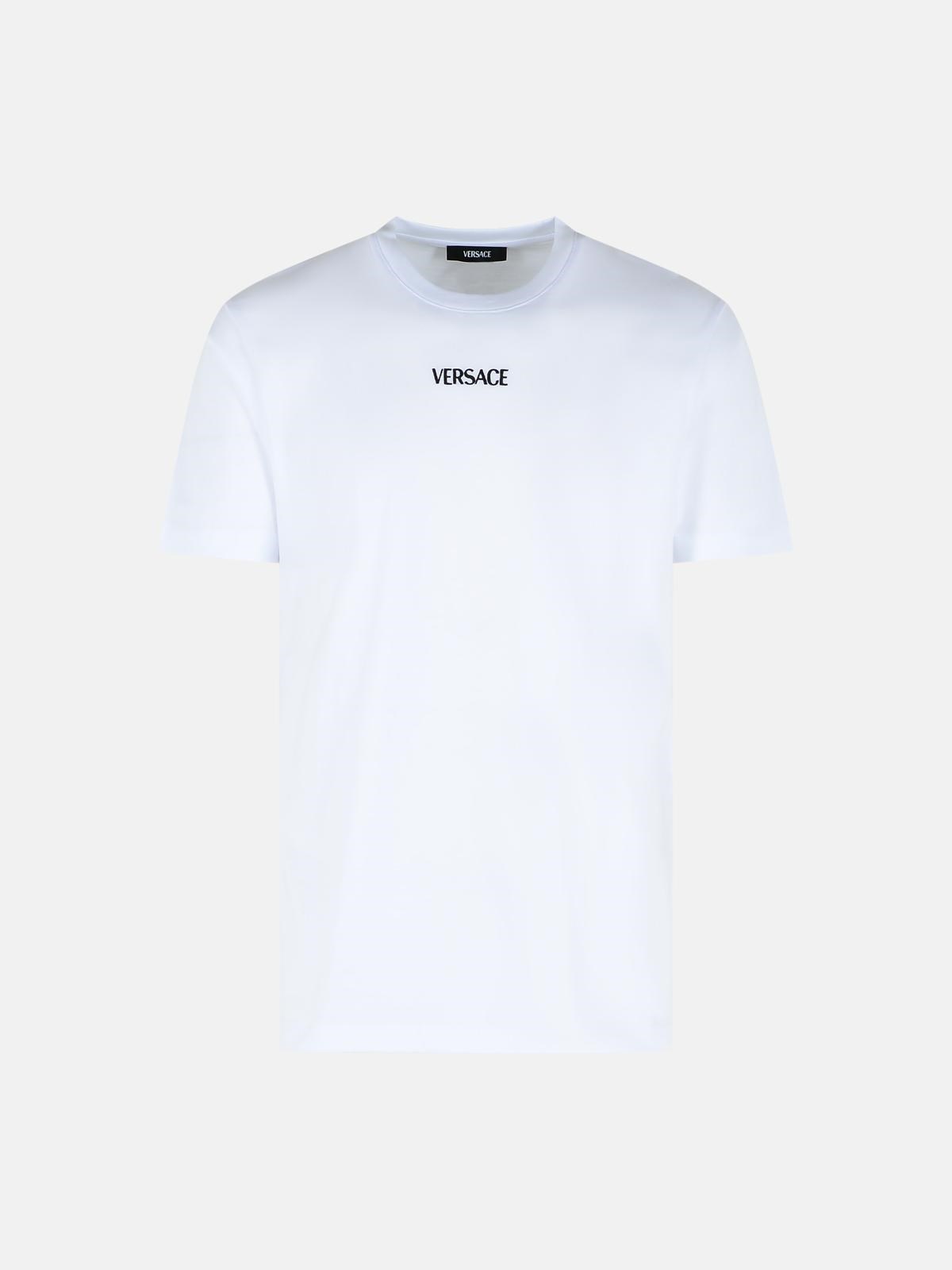 VERSACE White Cotton T-Shirt　VERSACE ホワイト コットン T シャツ VERSACE