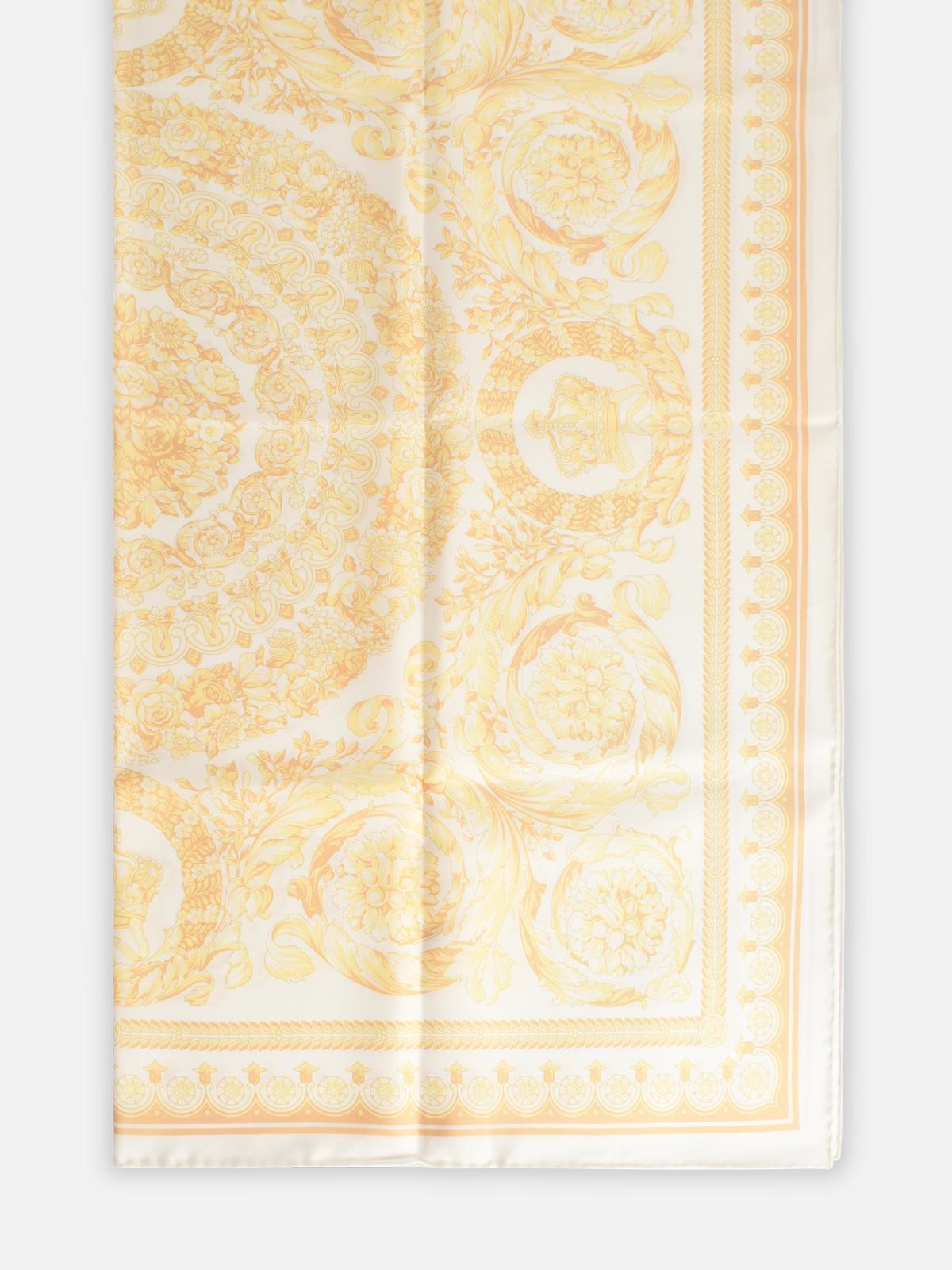 VERSACE 'Barocco' Large Silk Scarf　VERSACE 「Barocco」 ラージ シルク スカーフ VERSACE