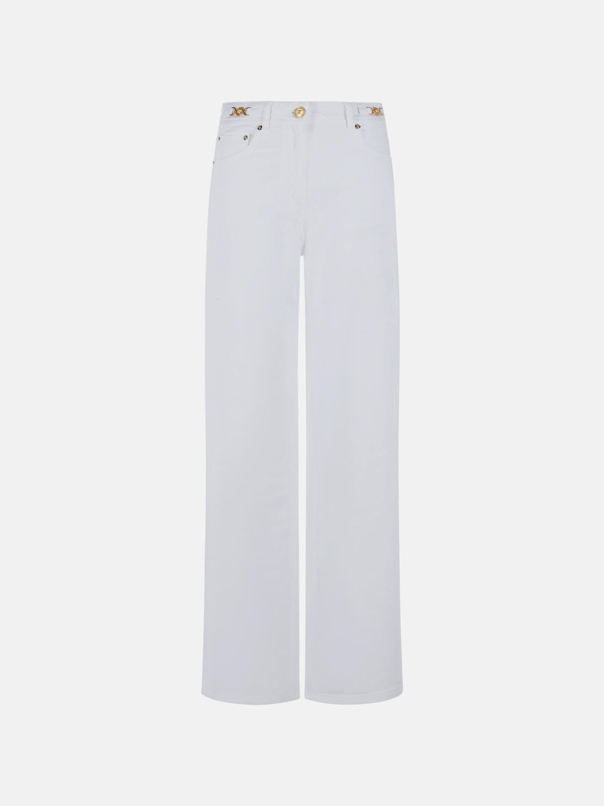 VERSACE VERSACE White Cotton Jeans　VERSACE ホワイト コットン ジーンズ