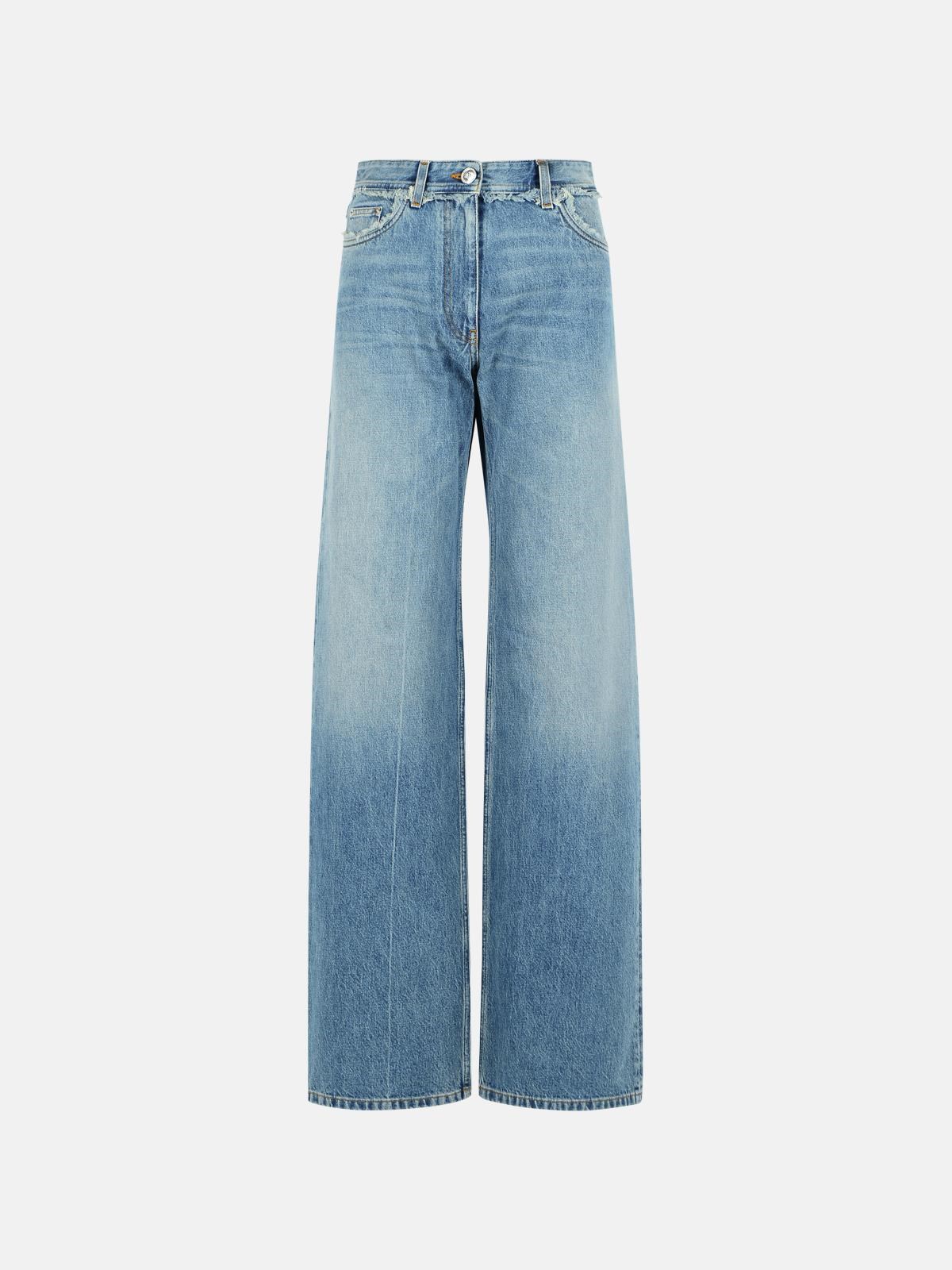 VERSACE VERSACE Blue Cotton Jeans　VERSACE ブルー コットン ジーンズ