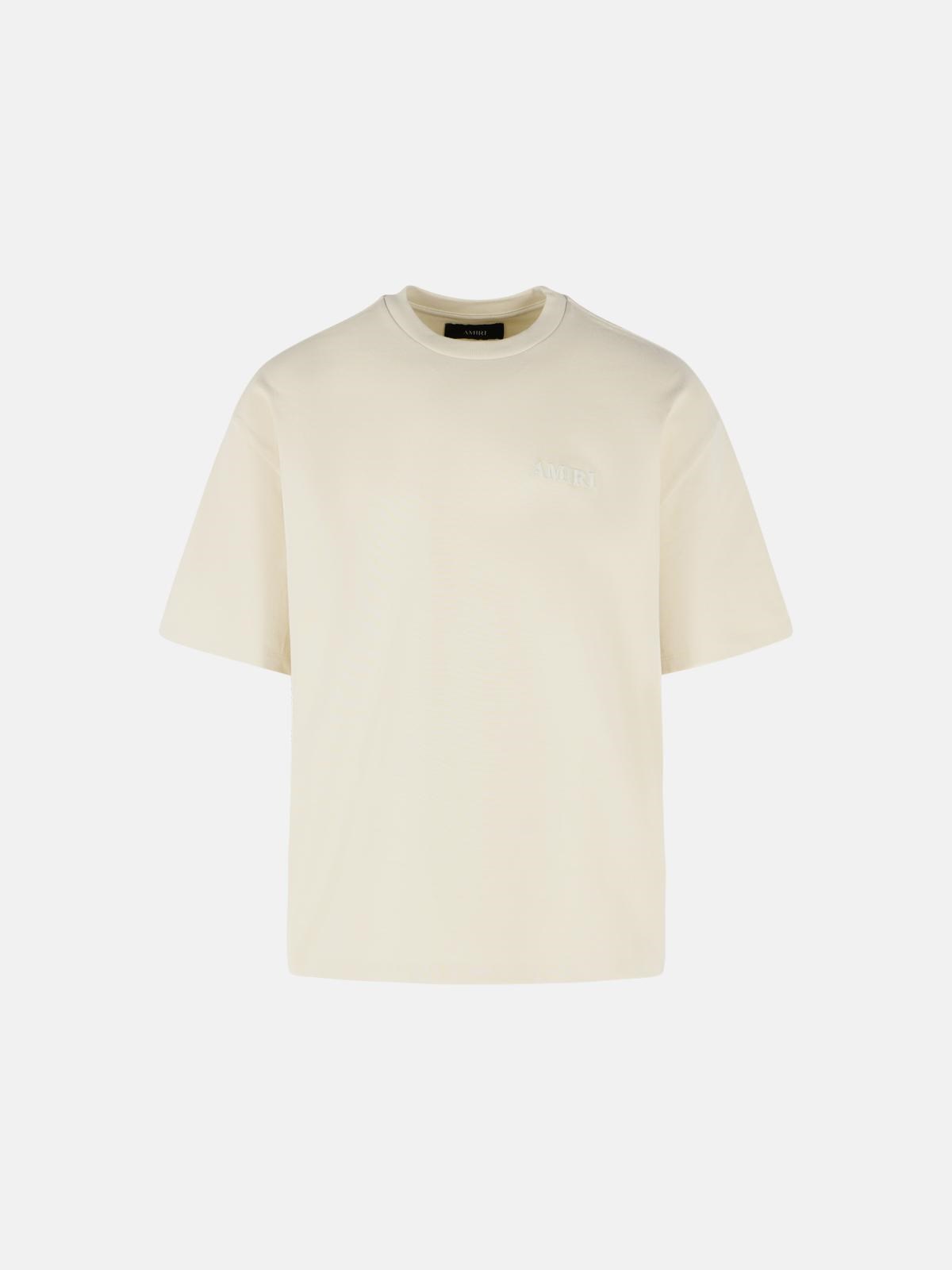AMIRI Beige Cotton T-Shirt　AMIRI ベージュ コットン T シャツ AMIRI