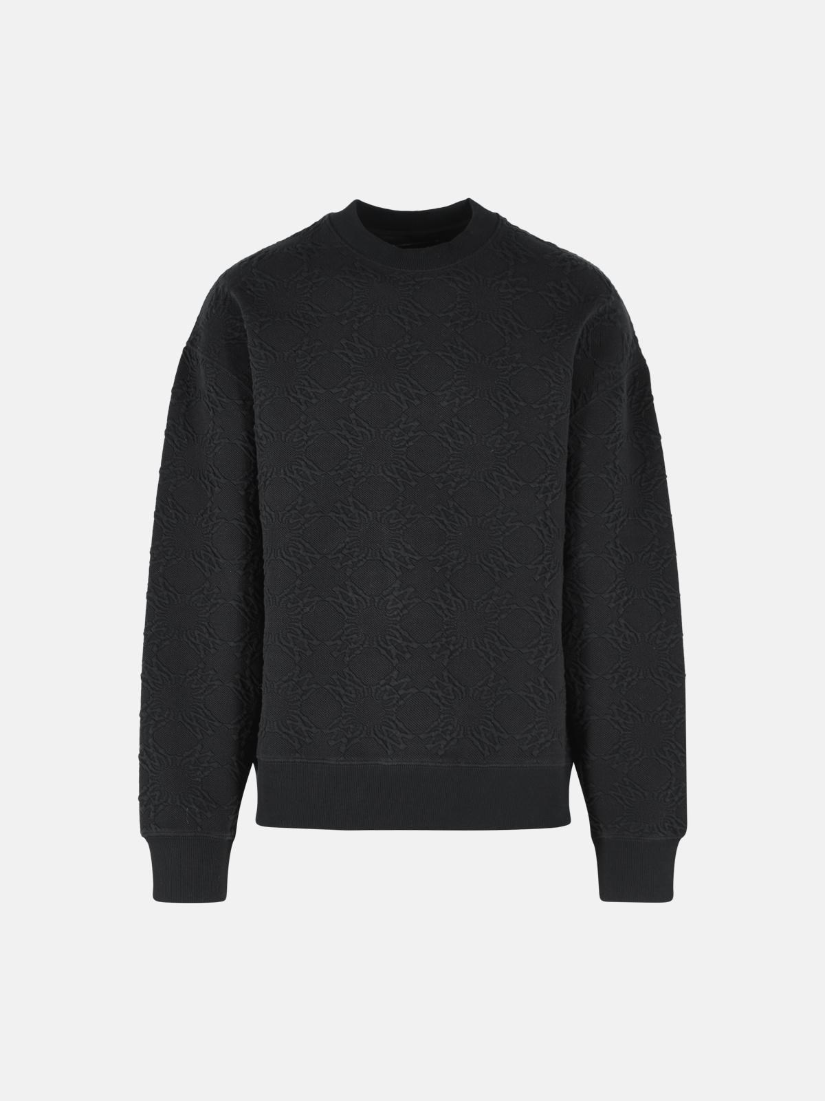 Amiri AMIRI 'Ma Quad' Black Cotton Blend Sweatshirt　AMIRI 'Ma Quad' ブラック コットン ブレンド スウェットシャツ