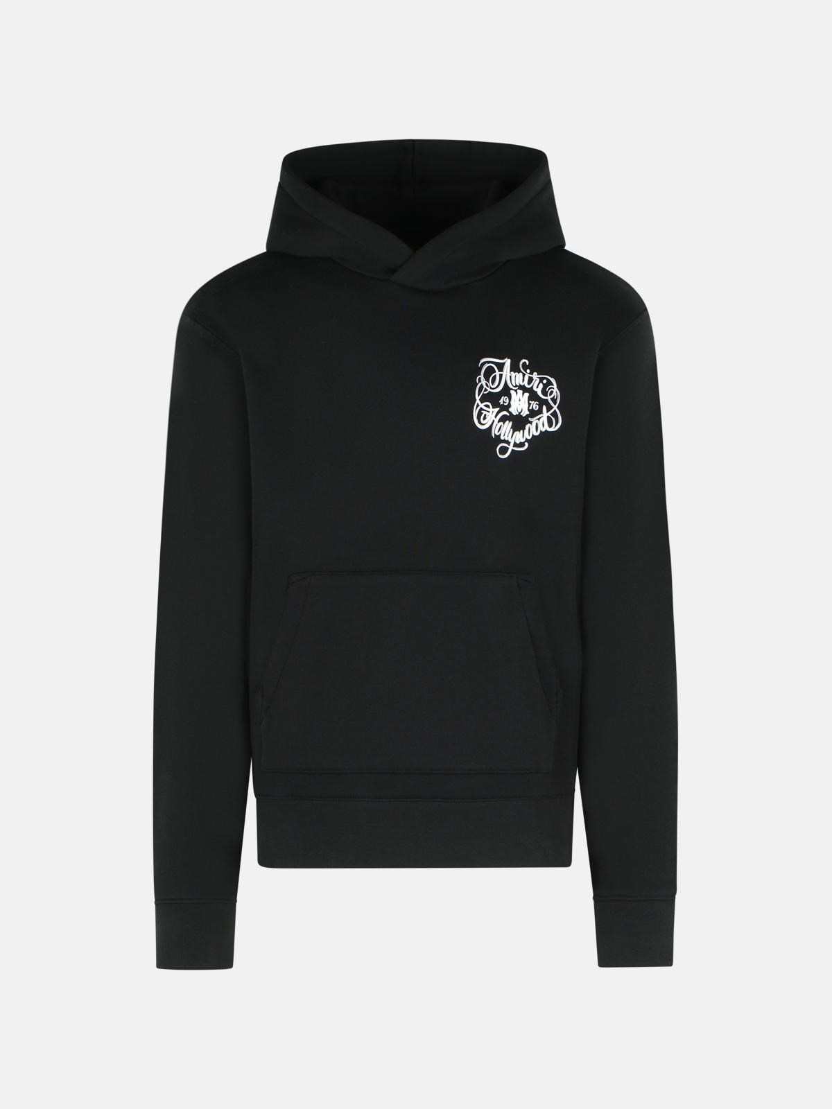 Amiri AMIRI 'Hollywood' Black Cotton Sweatshirt　AMIRI 'Hollywood' ブラック コットン スウェットシャツ
