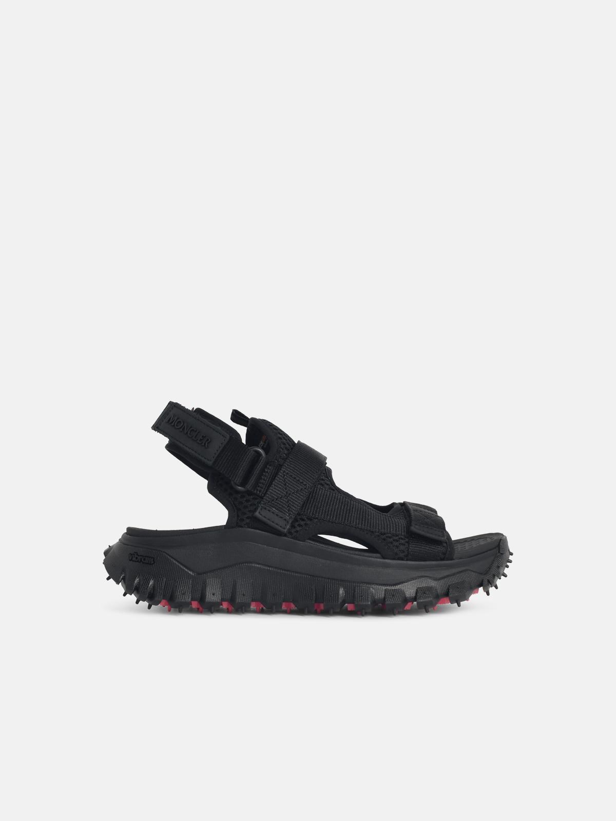 MONCLER MONCLER Trailgrip Vela' Black Polyamide Sandals　MONCLER Trailgrip Vela' ブラック ポリアミド サンダル